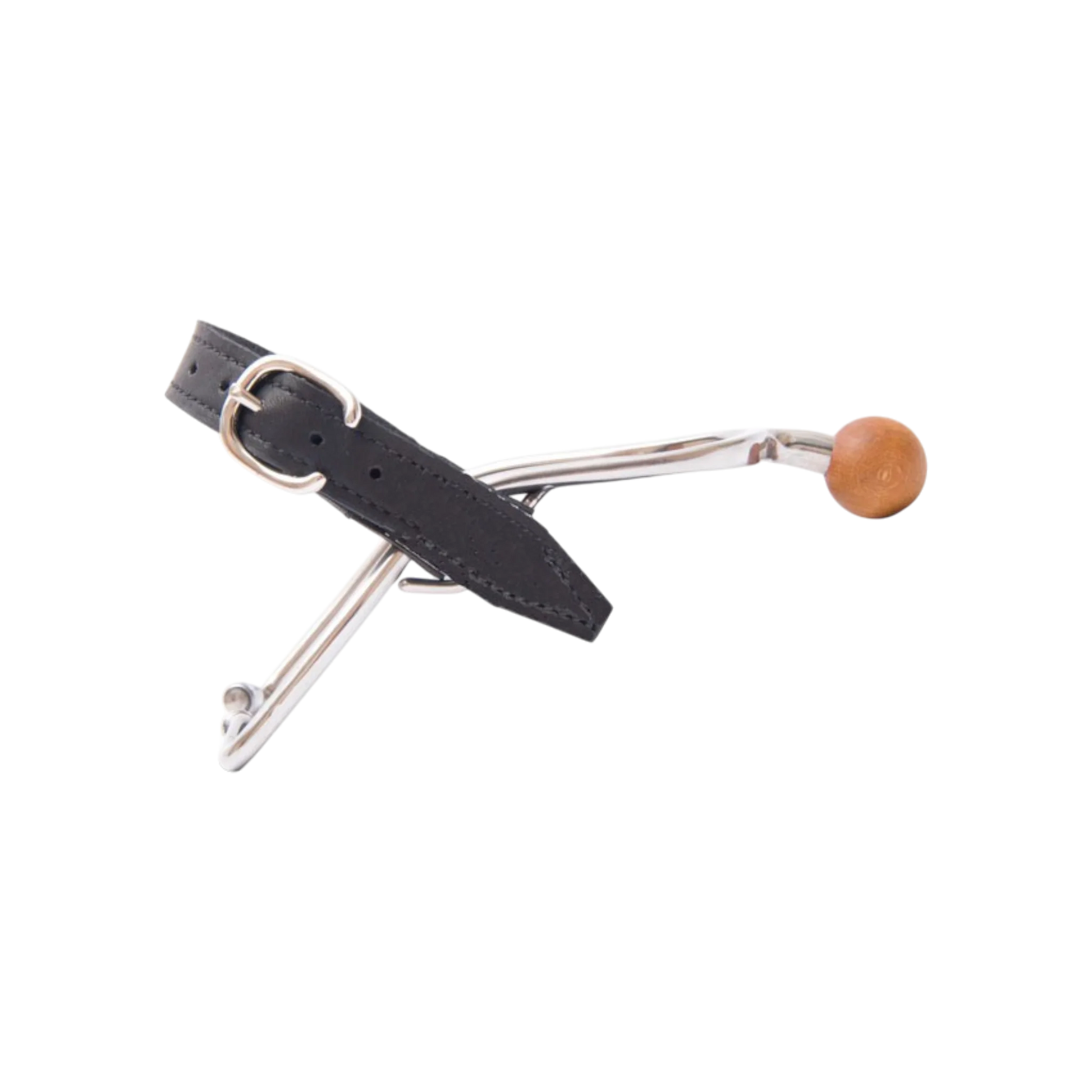 TdeT - TdeT stainless steel spurs wooden ball ends