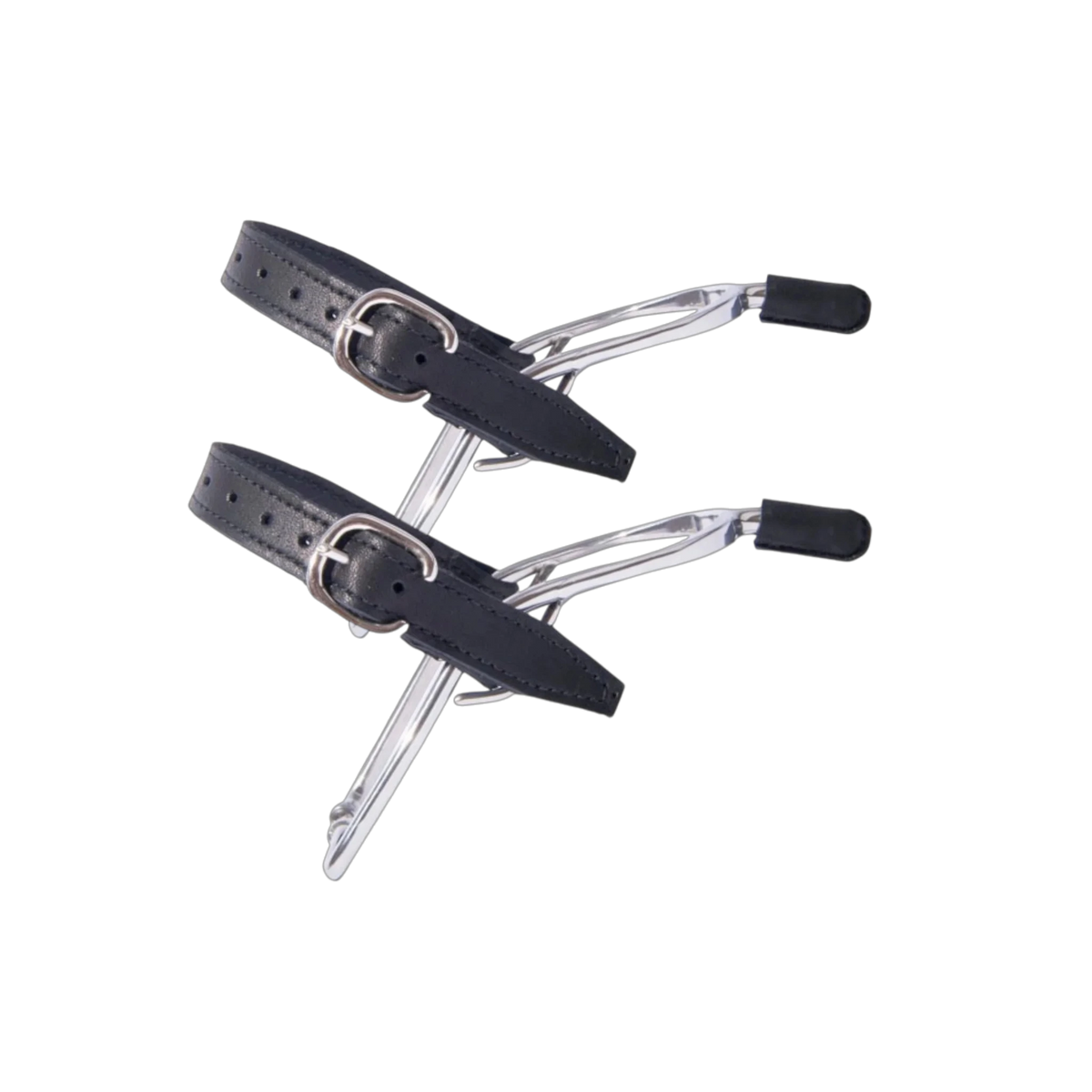 TdeT - Éperons TdeT inox embout cuir