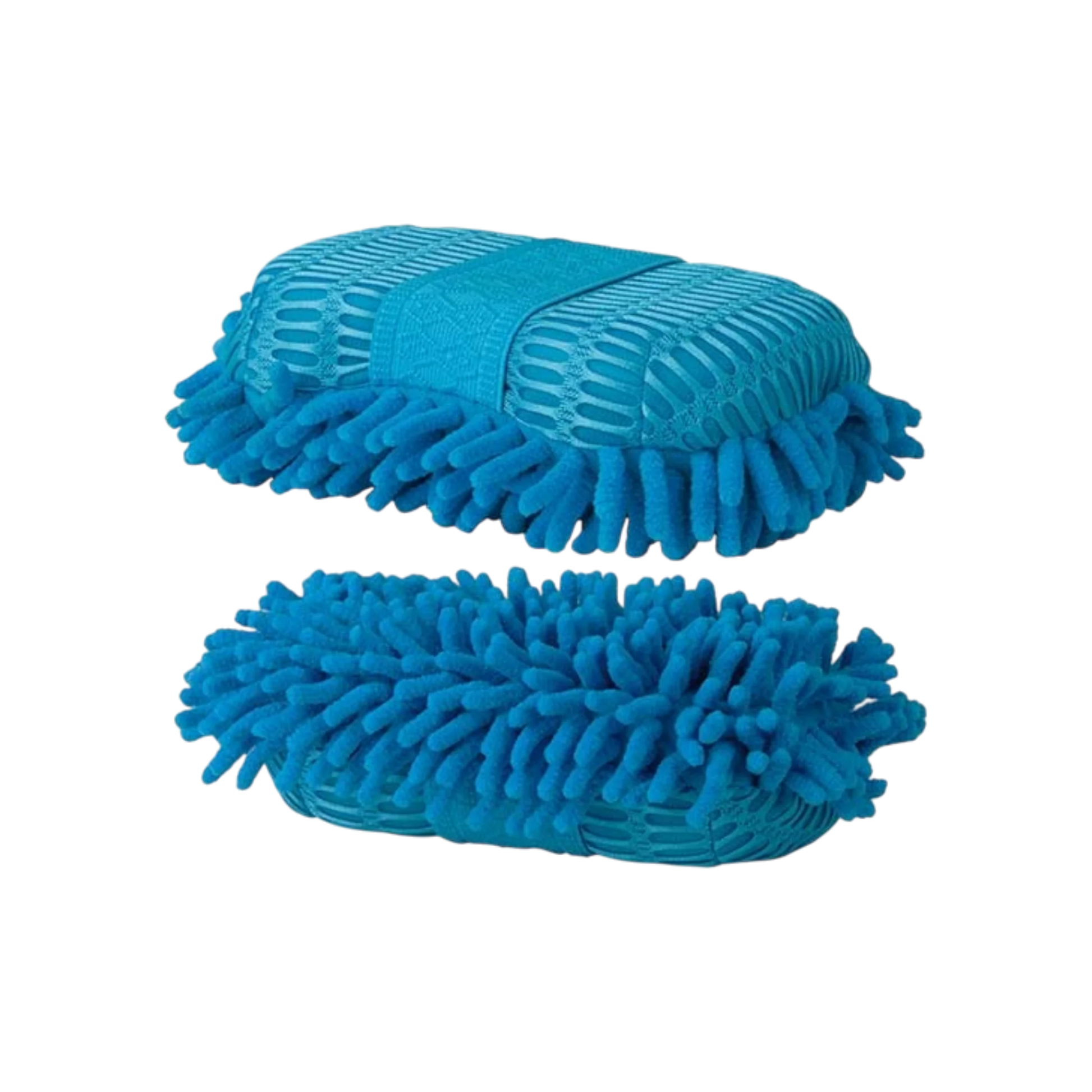 TdeT - Mesh and microfibre sponge sky blue