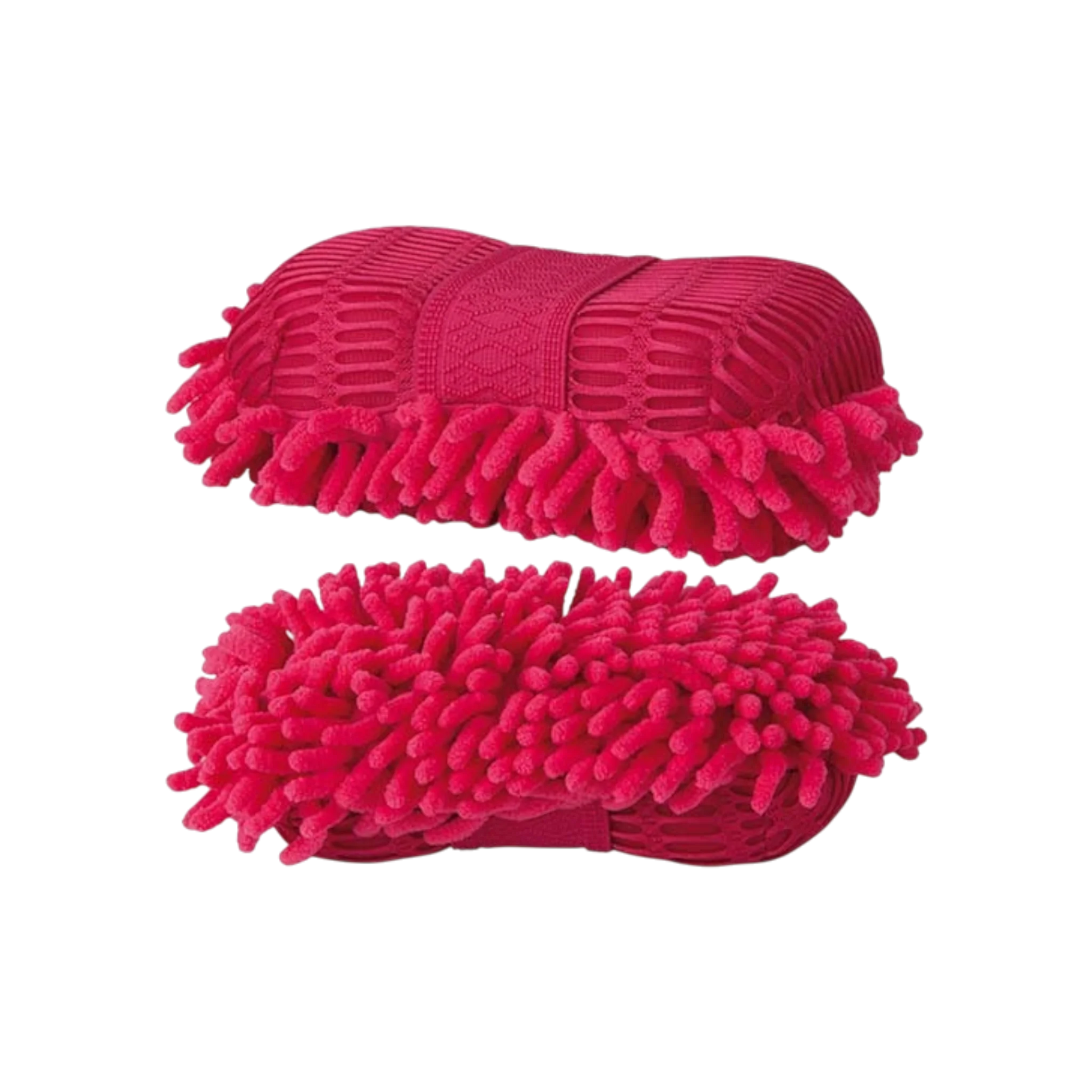 TdeT - Mesh and microfibre sponge fuchsia