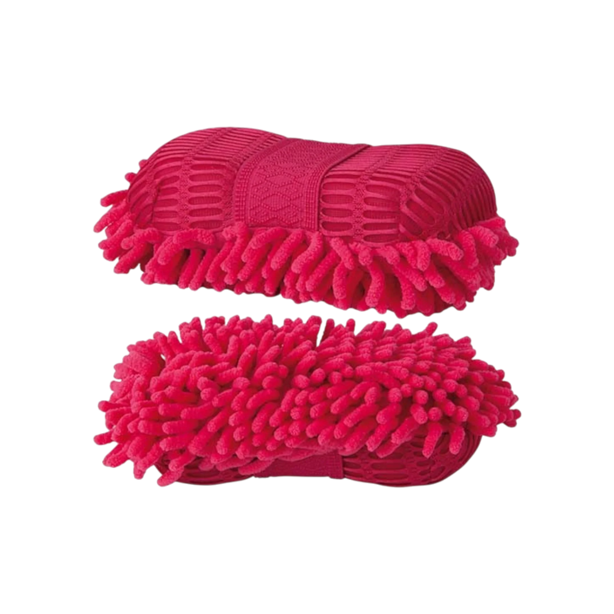 TdeT - Mesh and microfibre sponge fuchsia