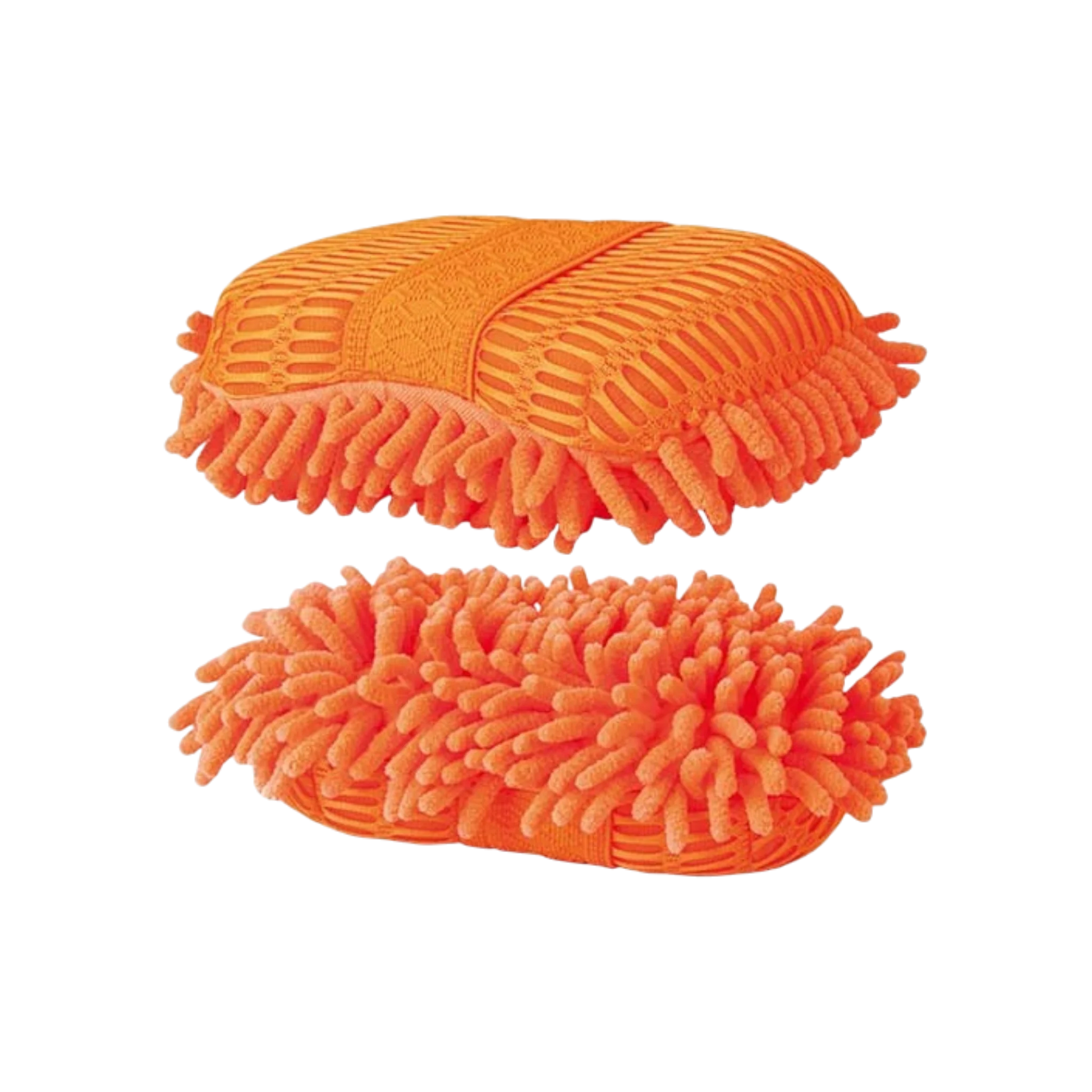 TdeT - Mesh and microfibre sponge orange