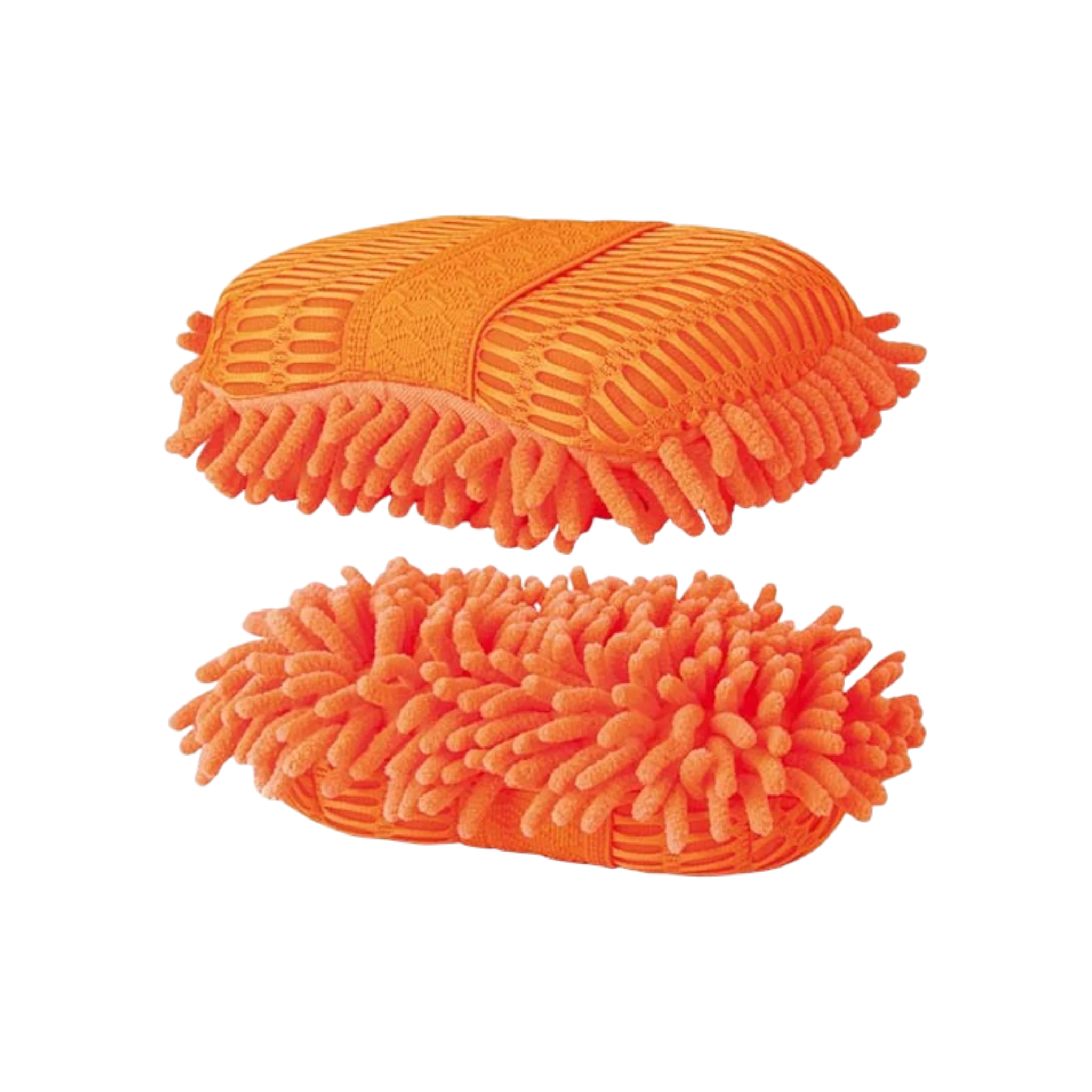 TdeT - Mesh and microfibre sponge orange