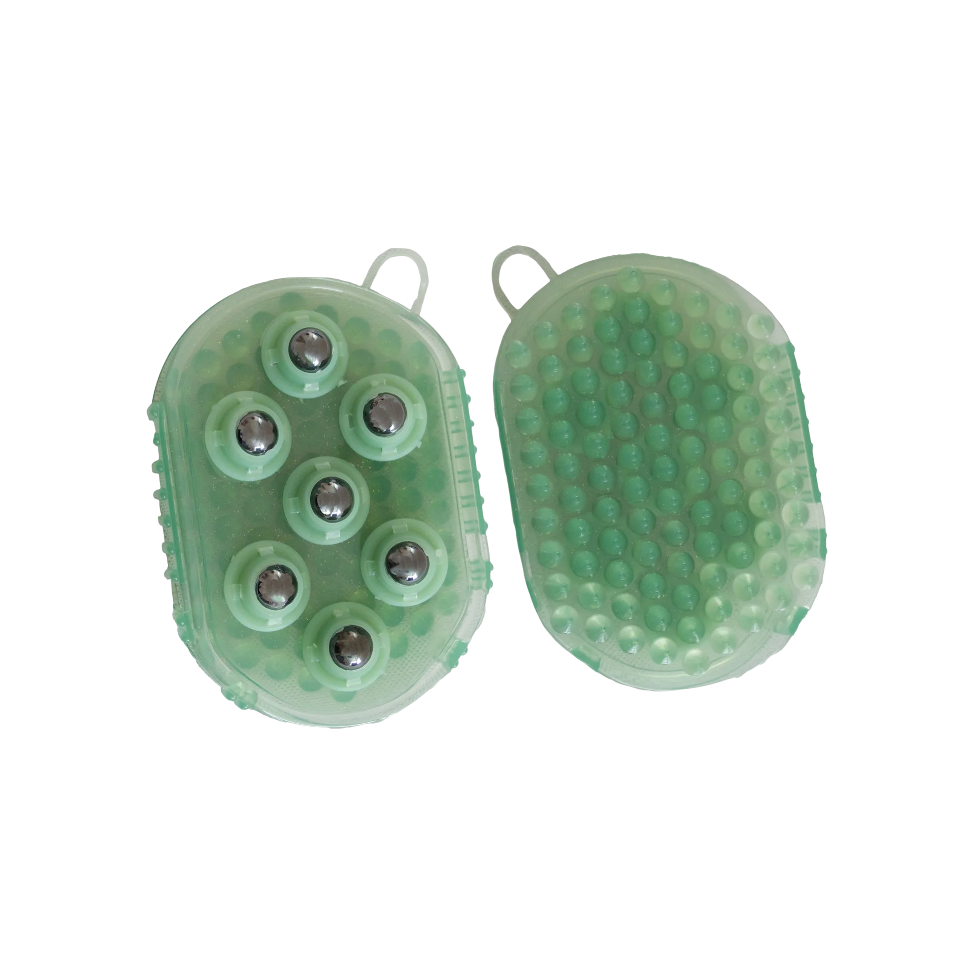 TdeT - Massage curry comb green