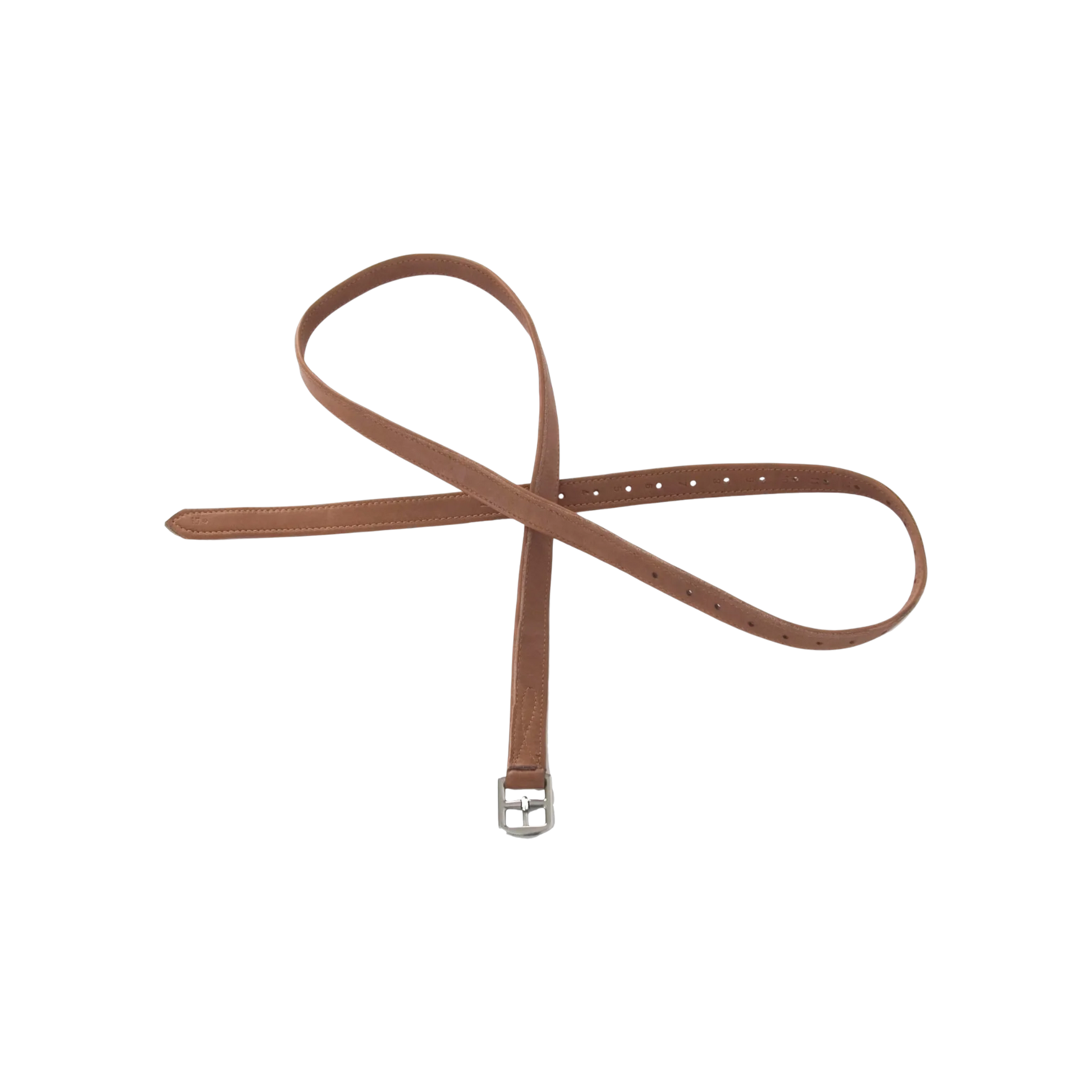 TdeT - Luxe thin stirrup leathers tobacco leather