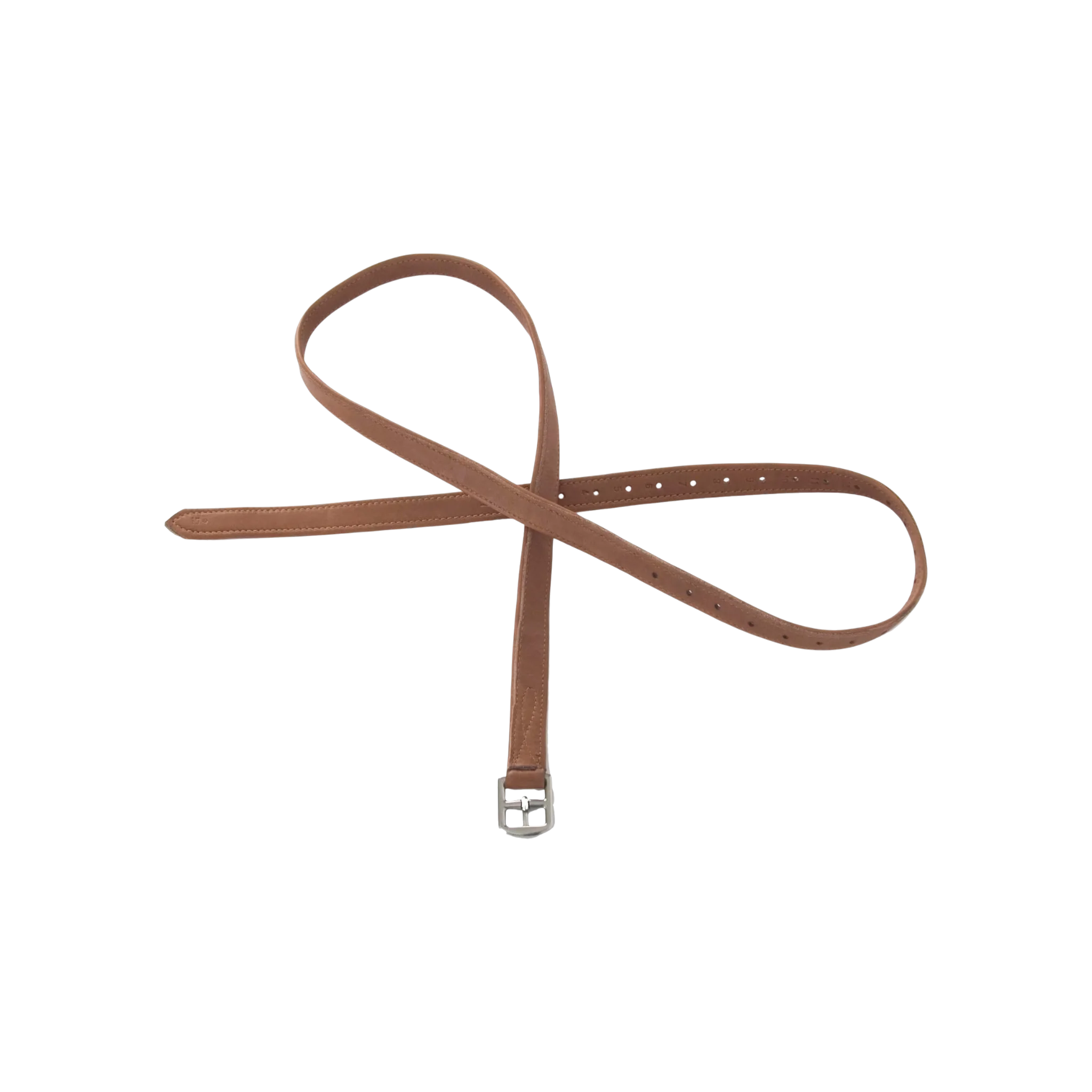 TdeT - Luxe thin stirrup leathers tobacco leather