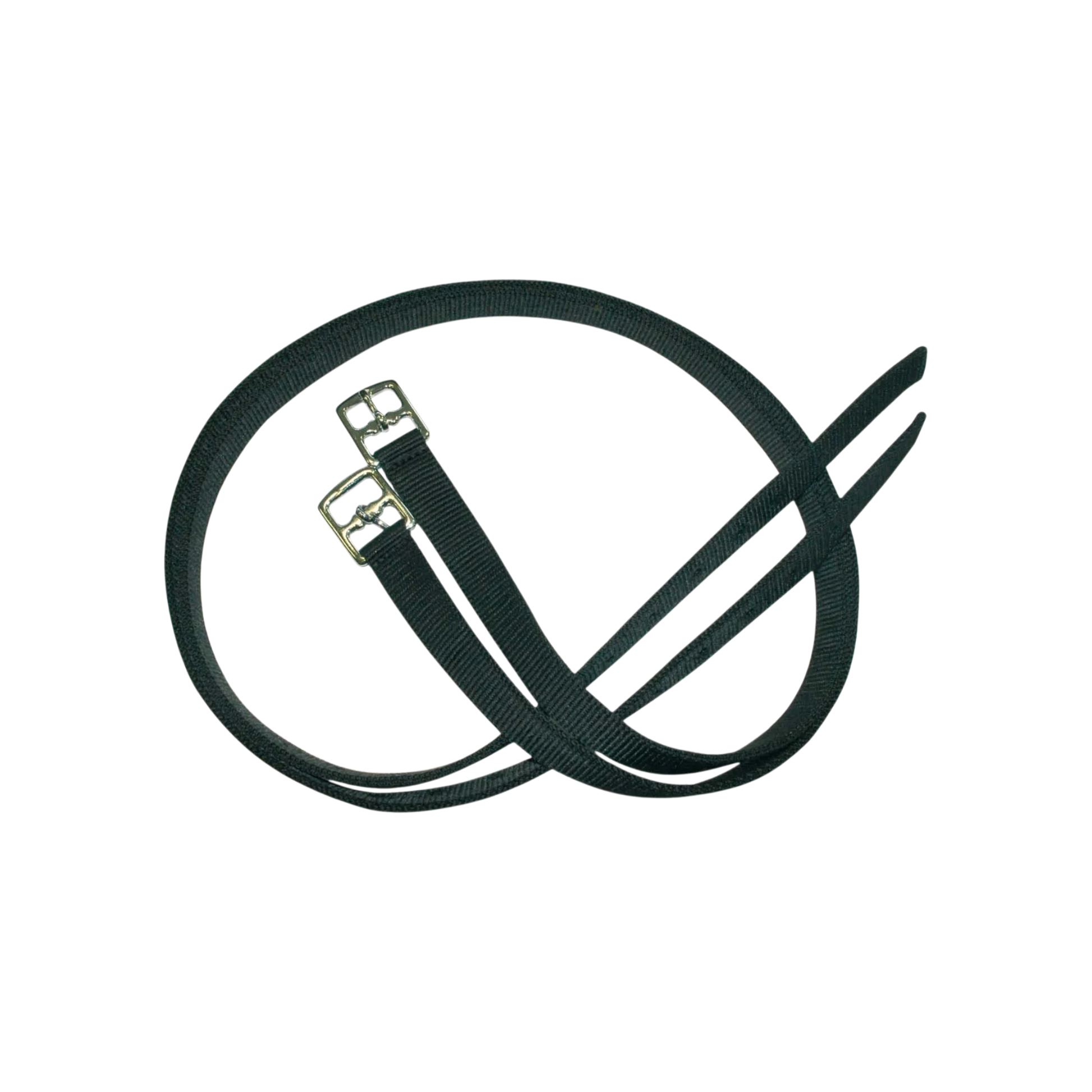 TdeT - Nylon stirrup leathers black