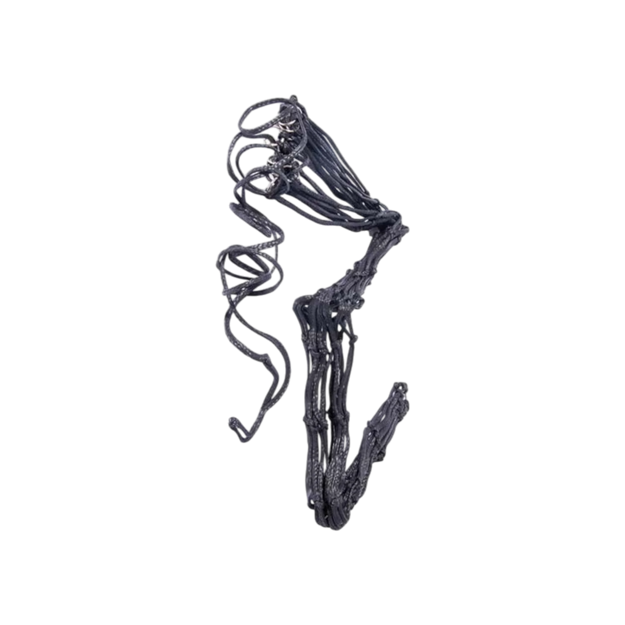 TdeT - Filet à foin grandes mailles noir