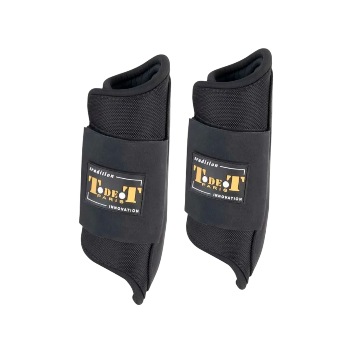 TdeT - Guêtres auto-moulantes fermées Cordura noir