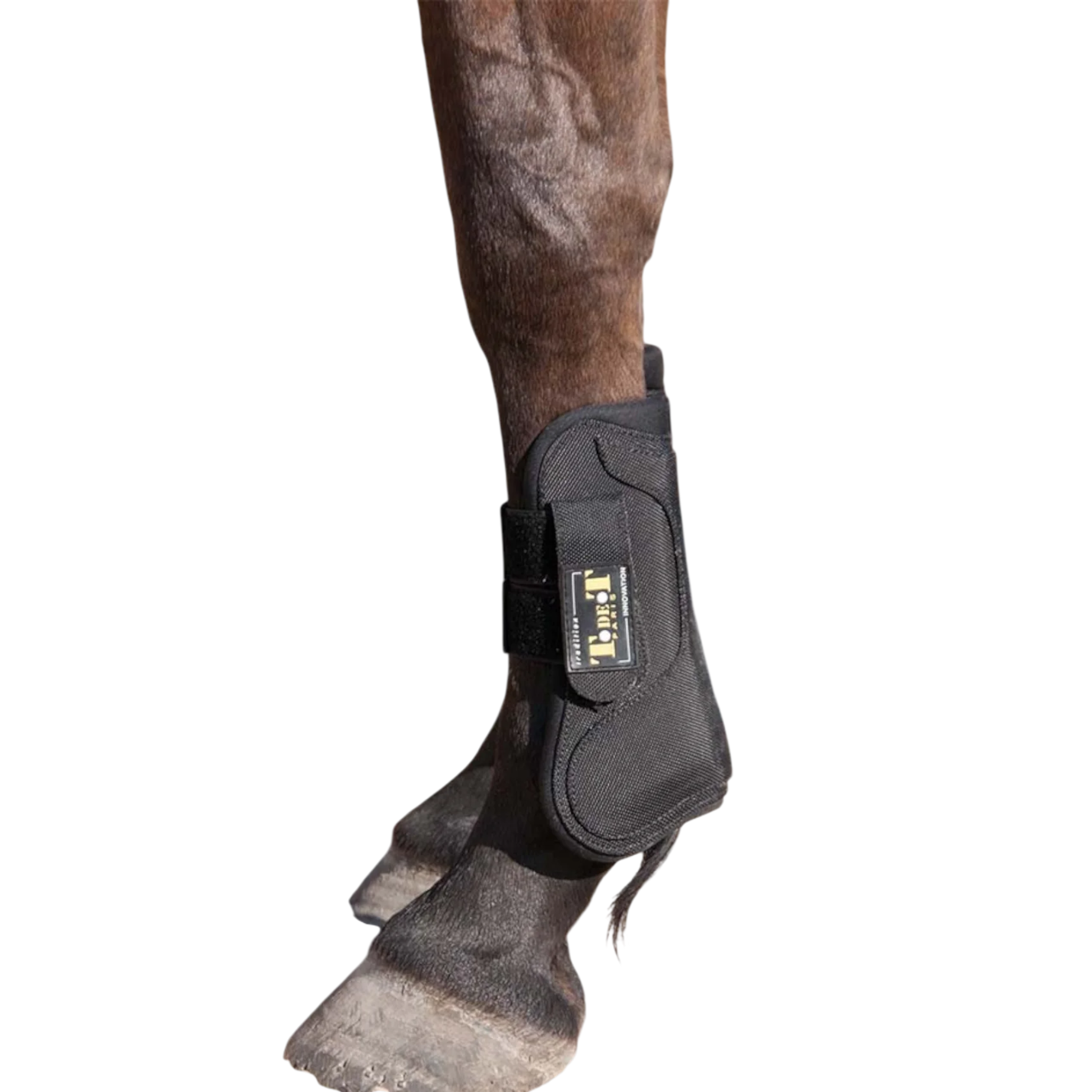 TdeT - Guêtres auto-moulantes ouvertes Cordura noir