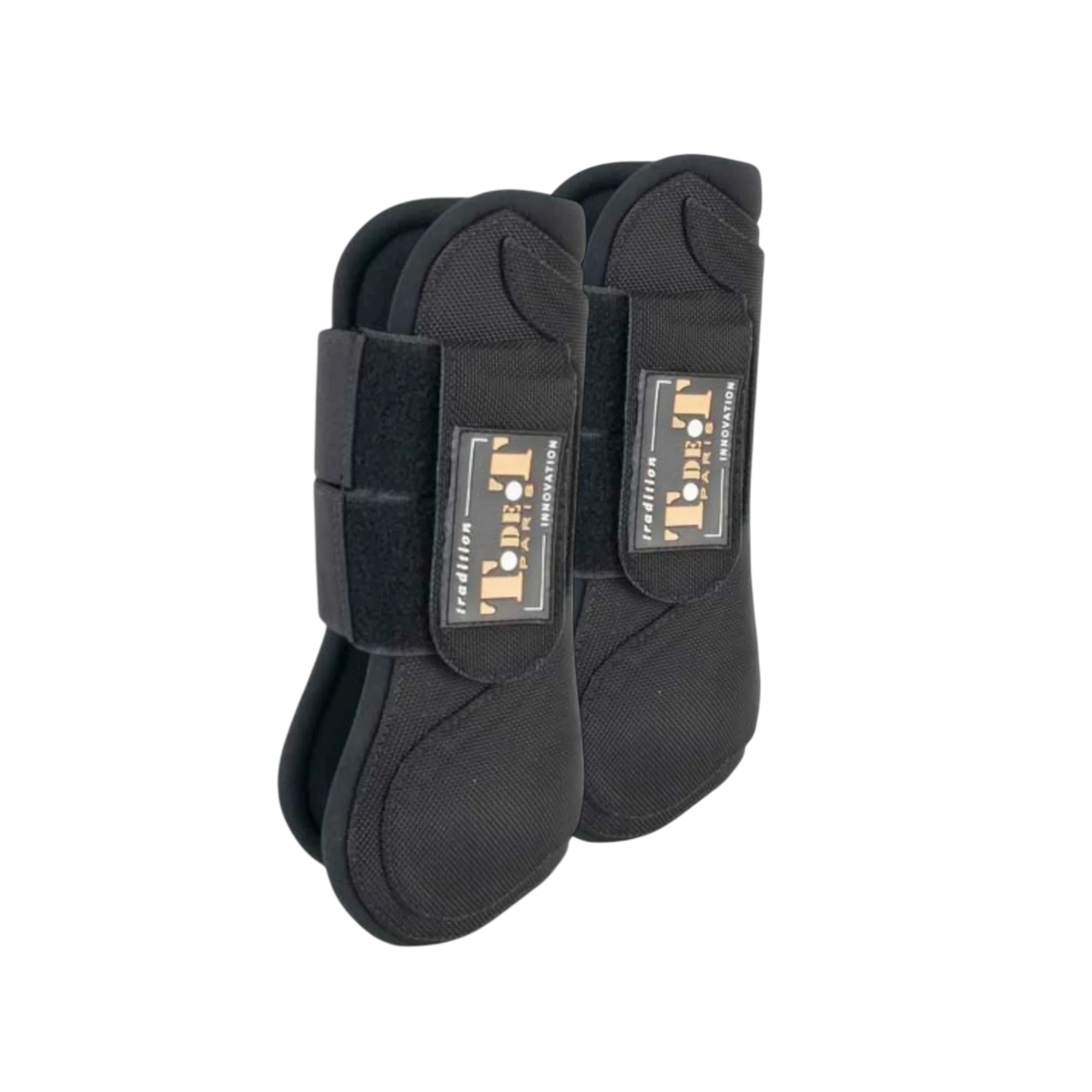 TdeT - Guêtres auto-moulantes ouvertes Cordura noir