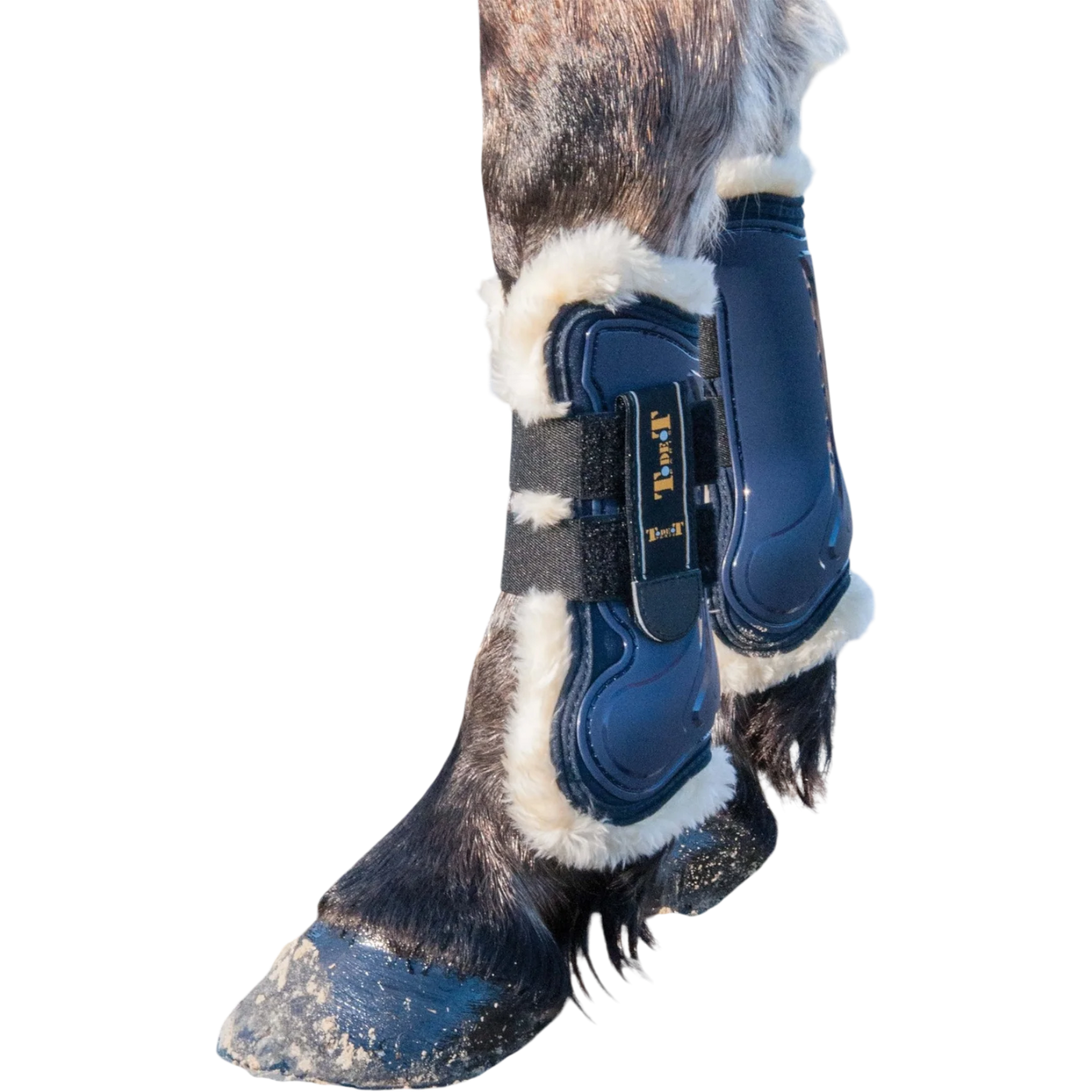 TdeT - Design sheepskin boots navy