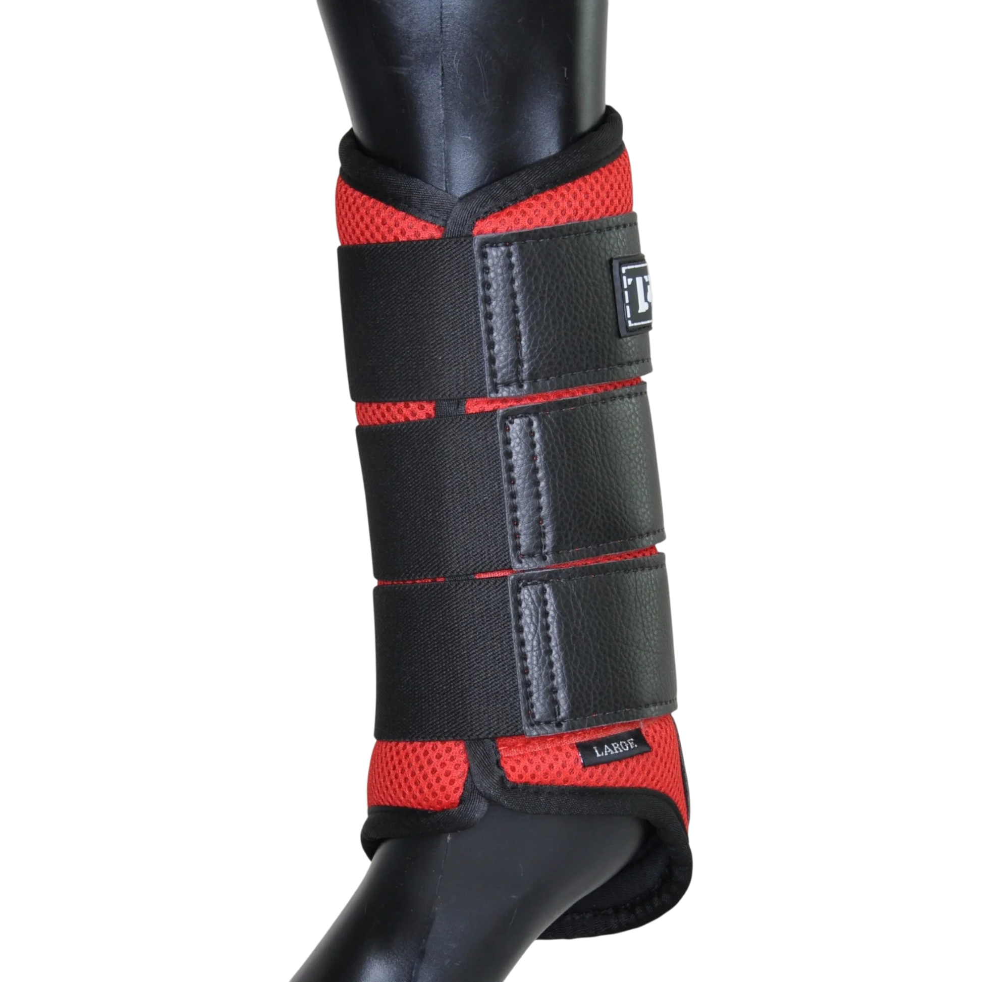 TdeT - Mesh and neoprene boots red