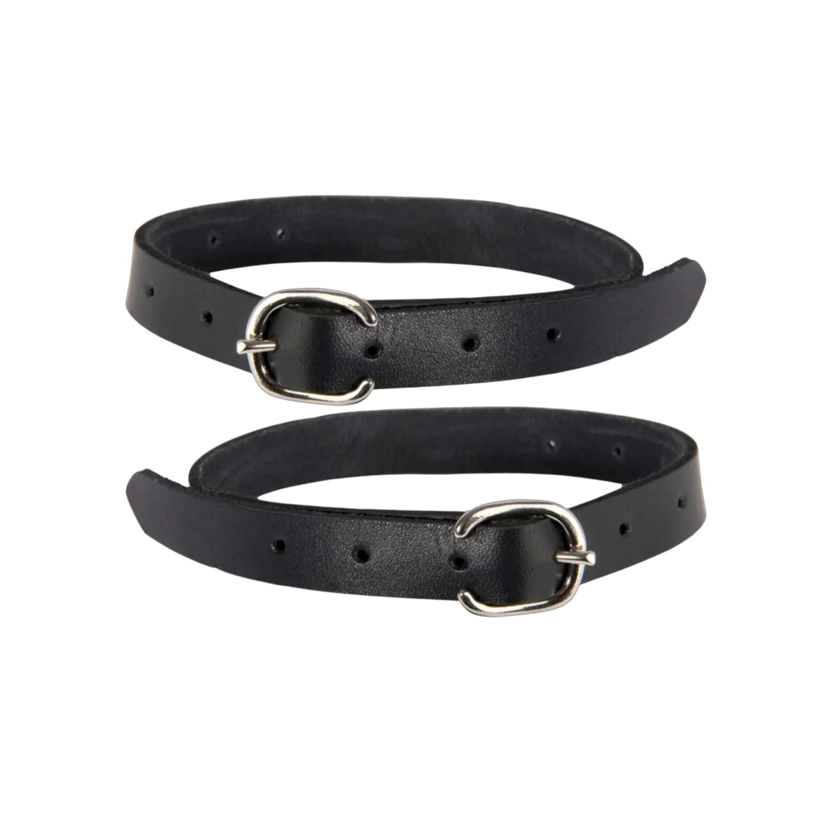 TdeT - Lanières d'éperon cuir noir