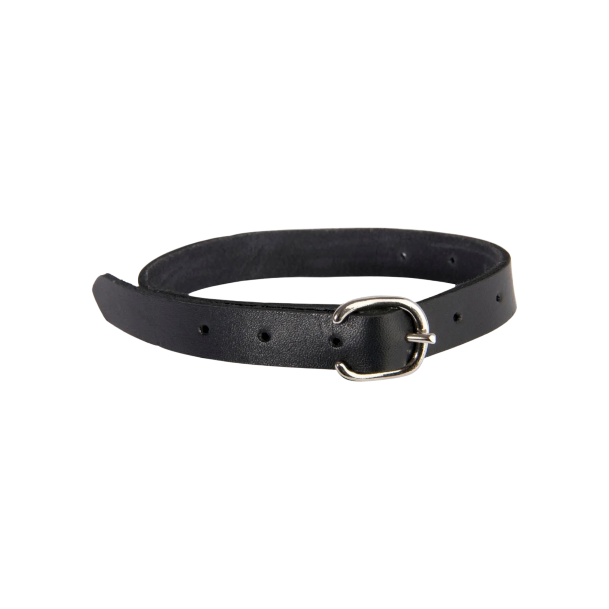 TdeT - Lanières d'éperon cuir noir