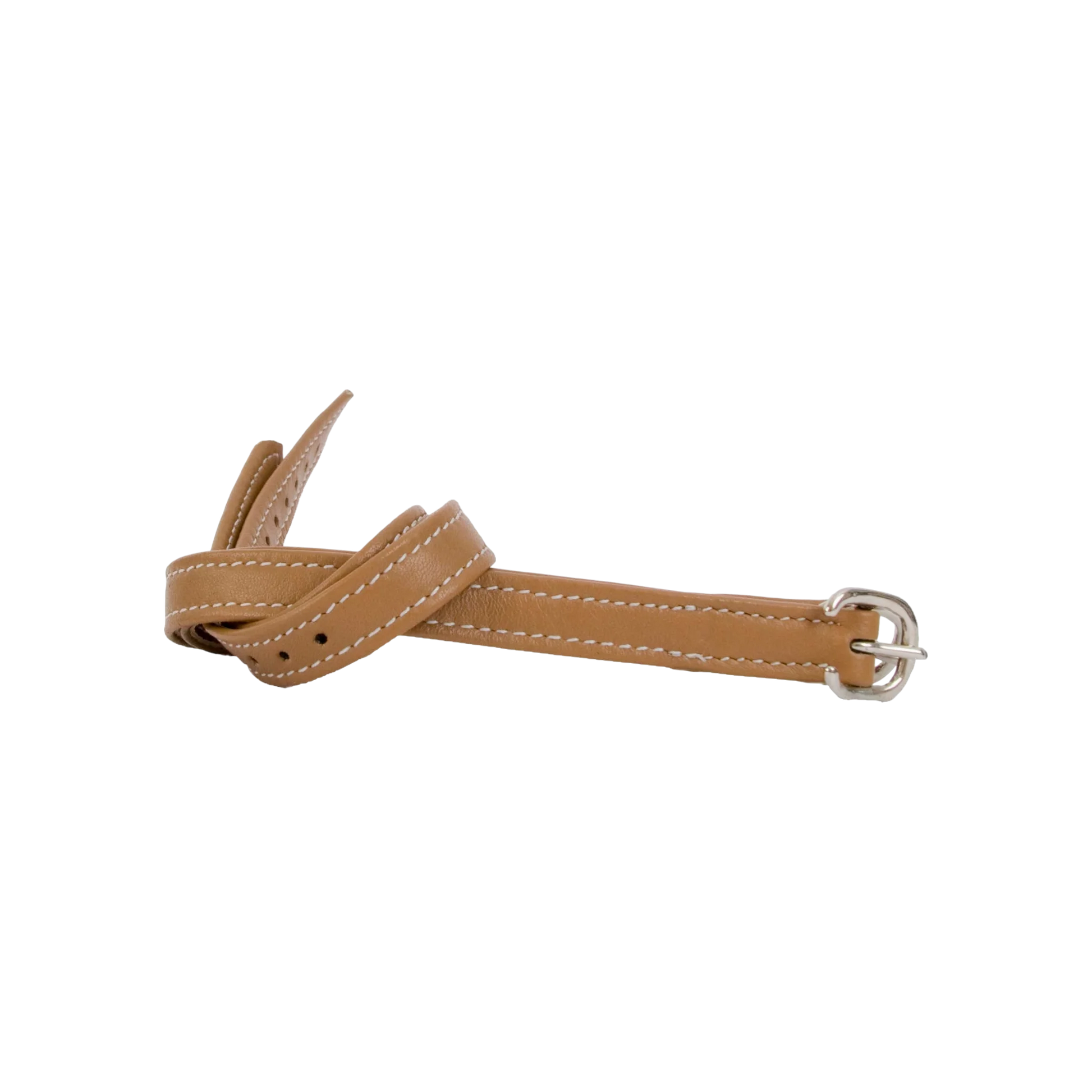 TdeT - Soft leather spur straps light brown