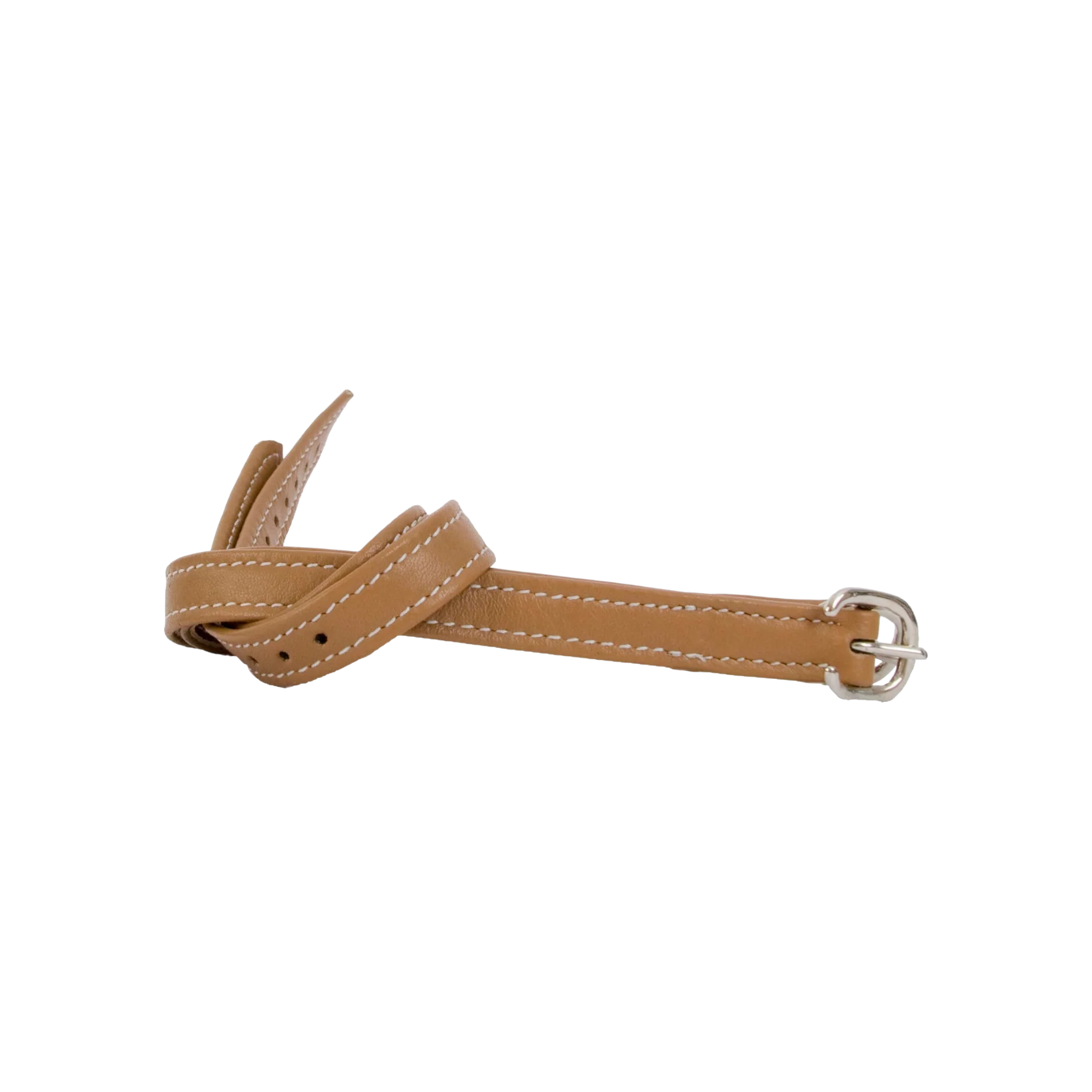 TdeT - Soft leather spur straps light brown