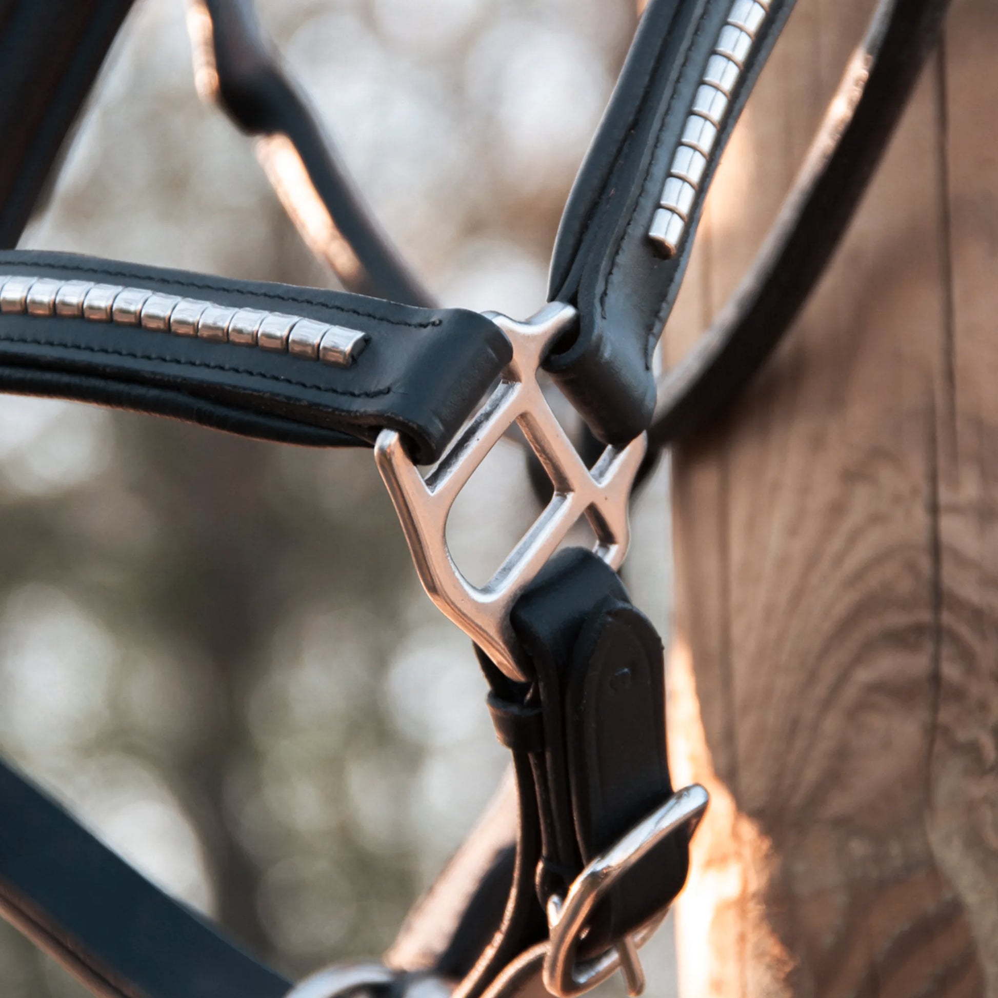TdeT - Licol cuir clincher noir blanc