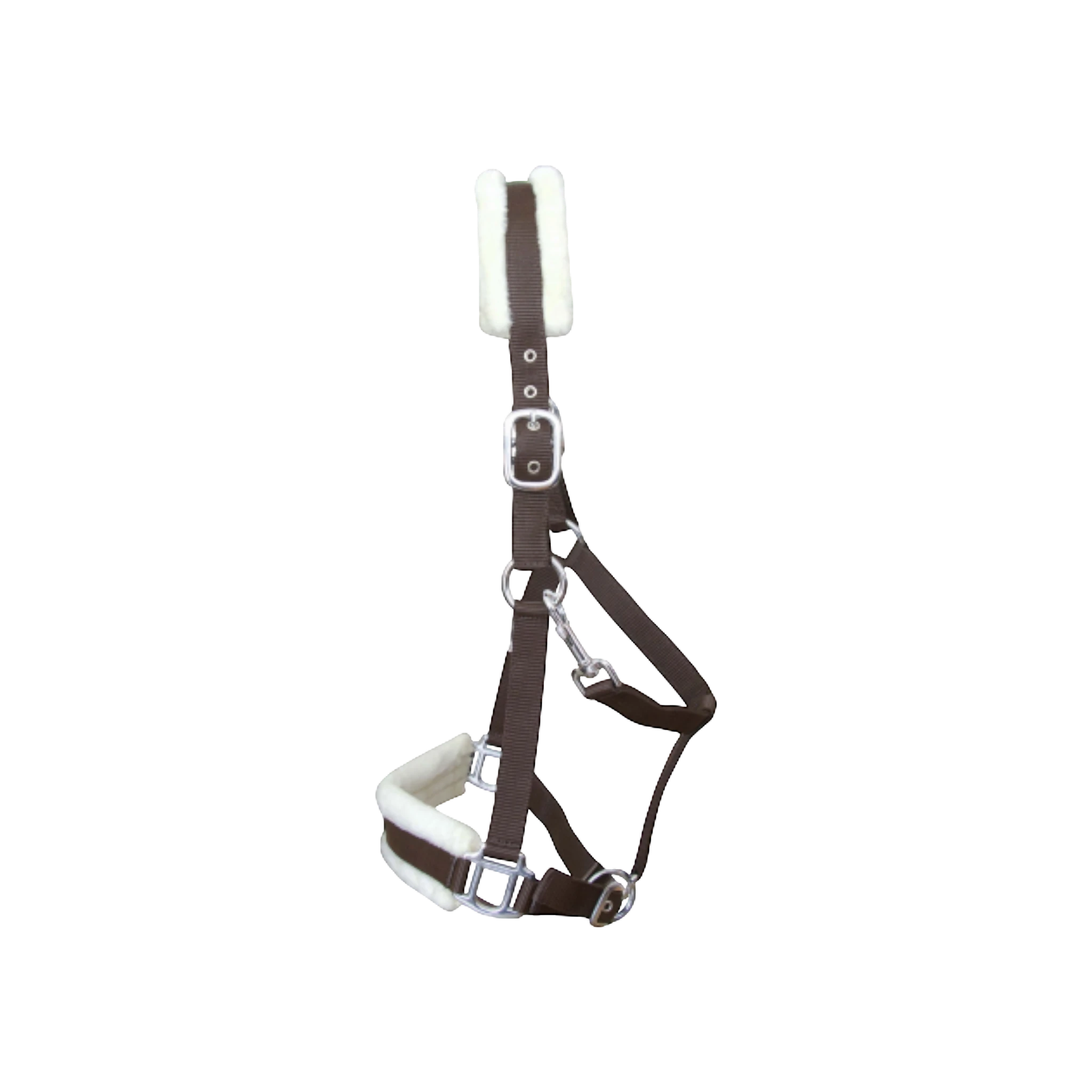TdeT - Licol mouton synthétique marron/ naturel
