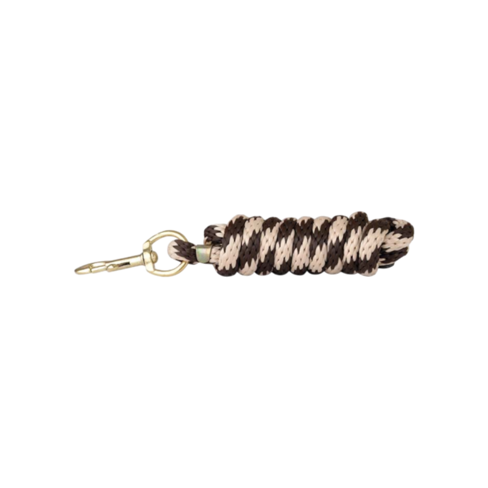 TdeT - Classic round lead rope dark brown/beige