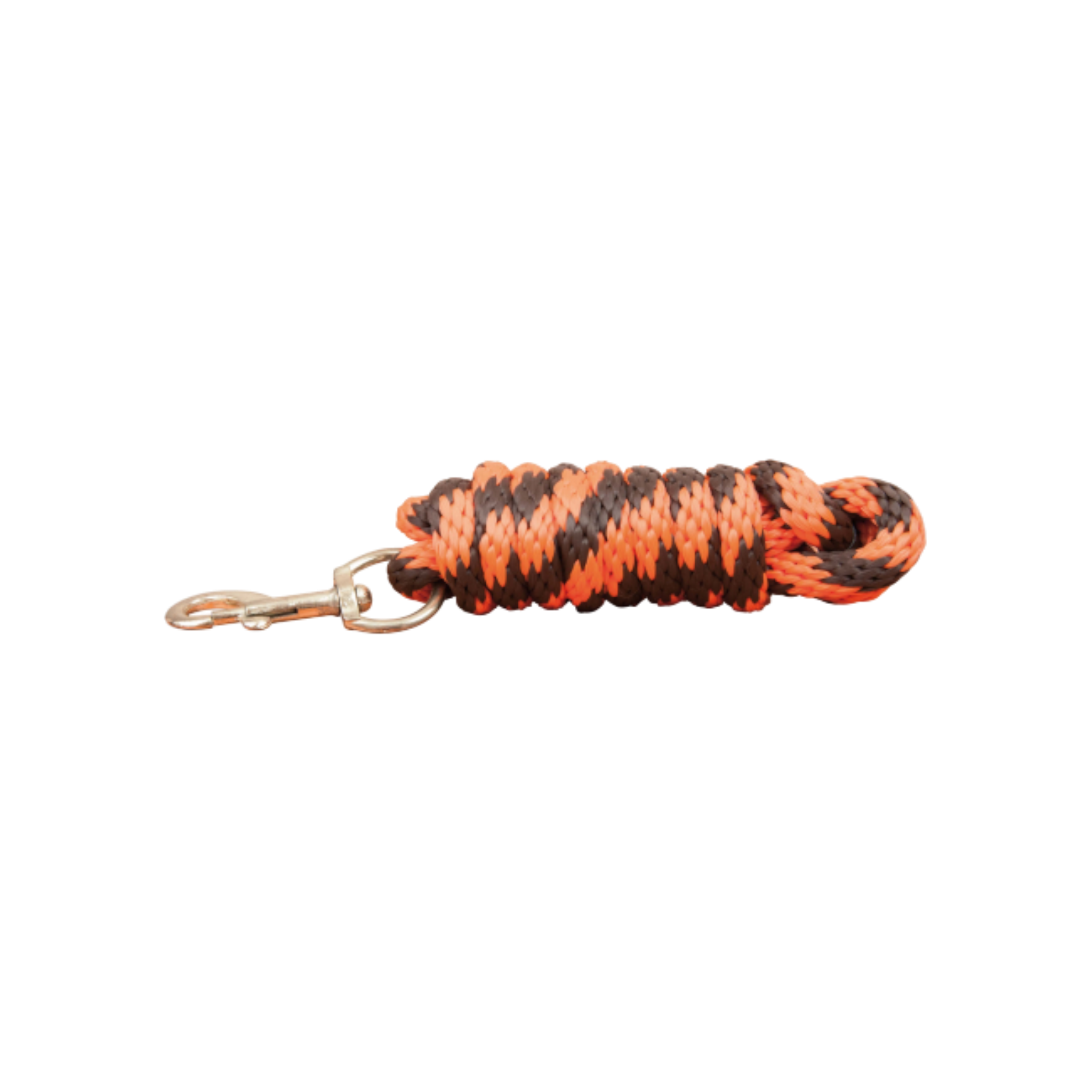 TdeT - Classic round lead rope brown/orange