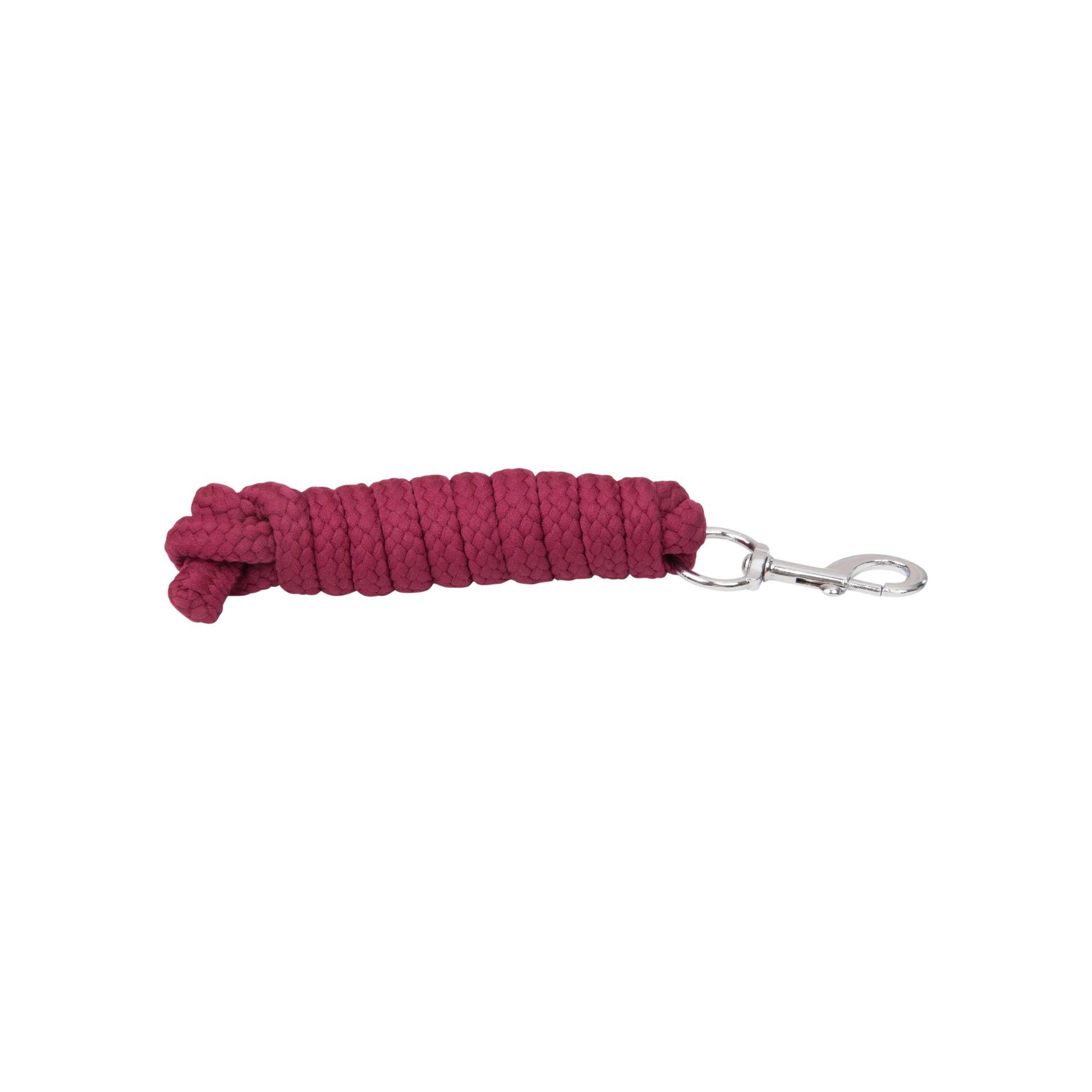 TdeT - Viscose round lead rope burgundy