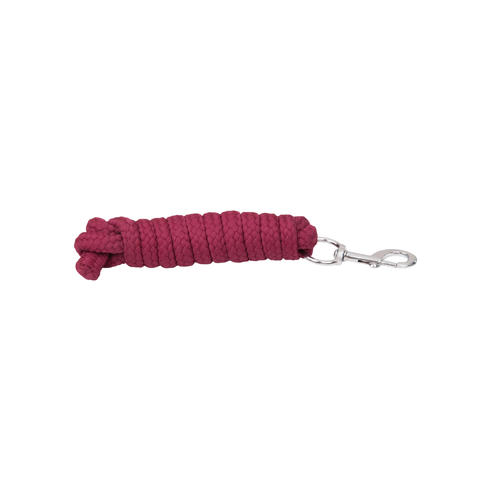 TdeT - Viscose round lead rope burgundy
