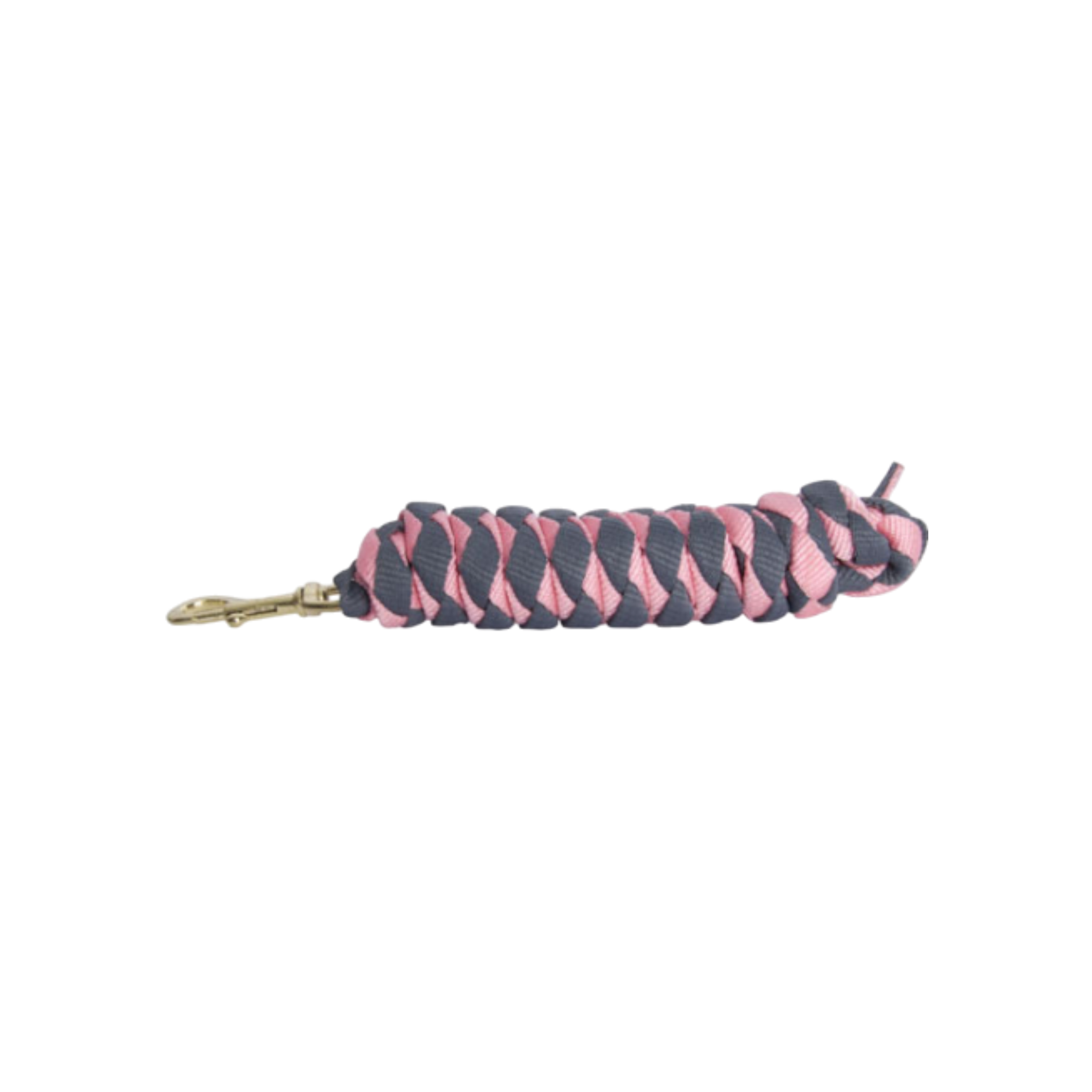 TdeT - American braided lead rope grey/pink