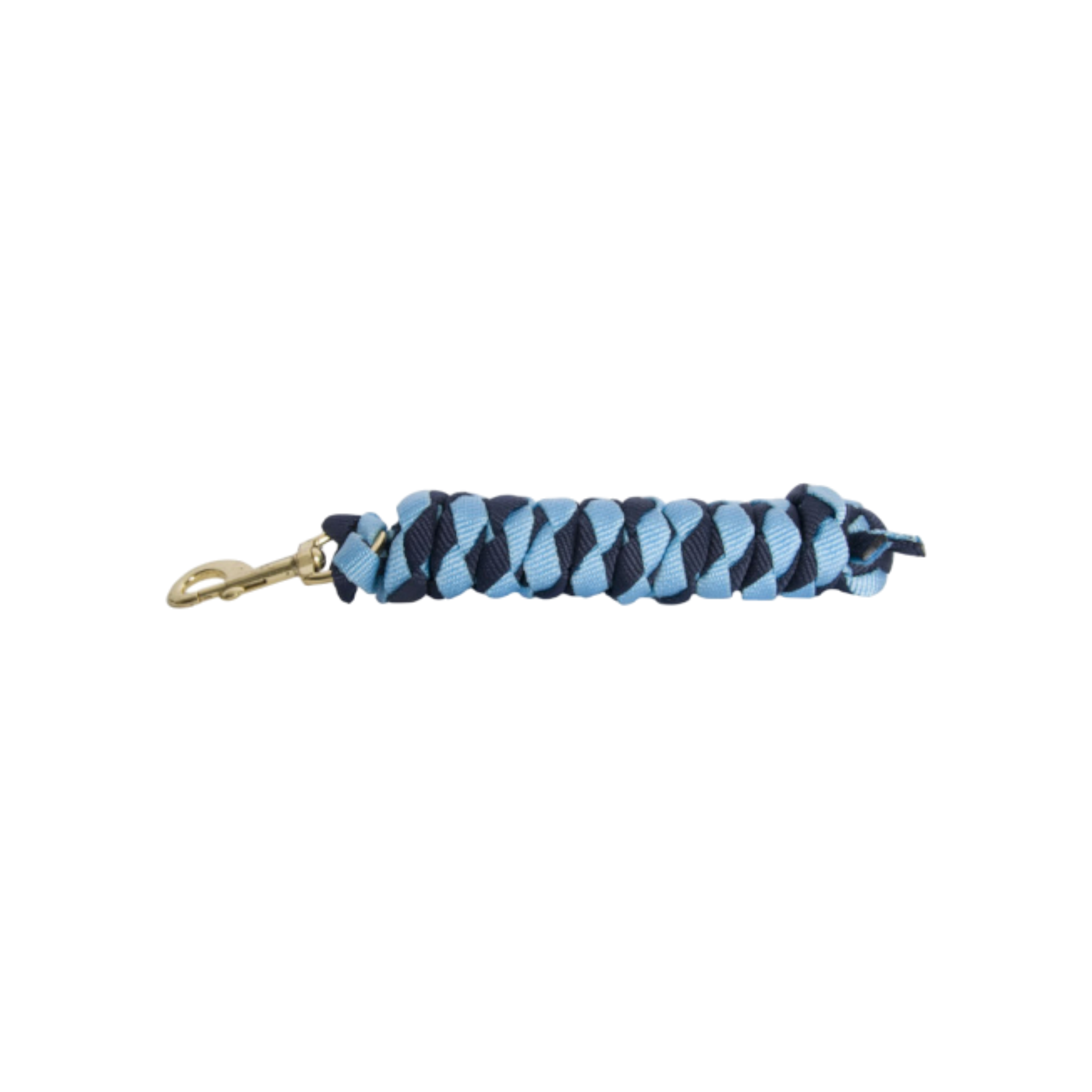 TdeT - American braided lead rope navy/sky blue