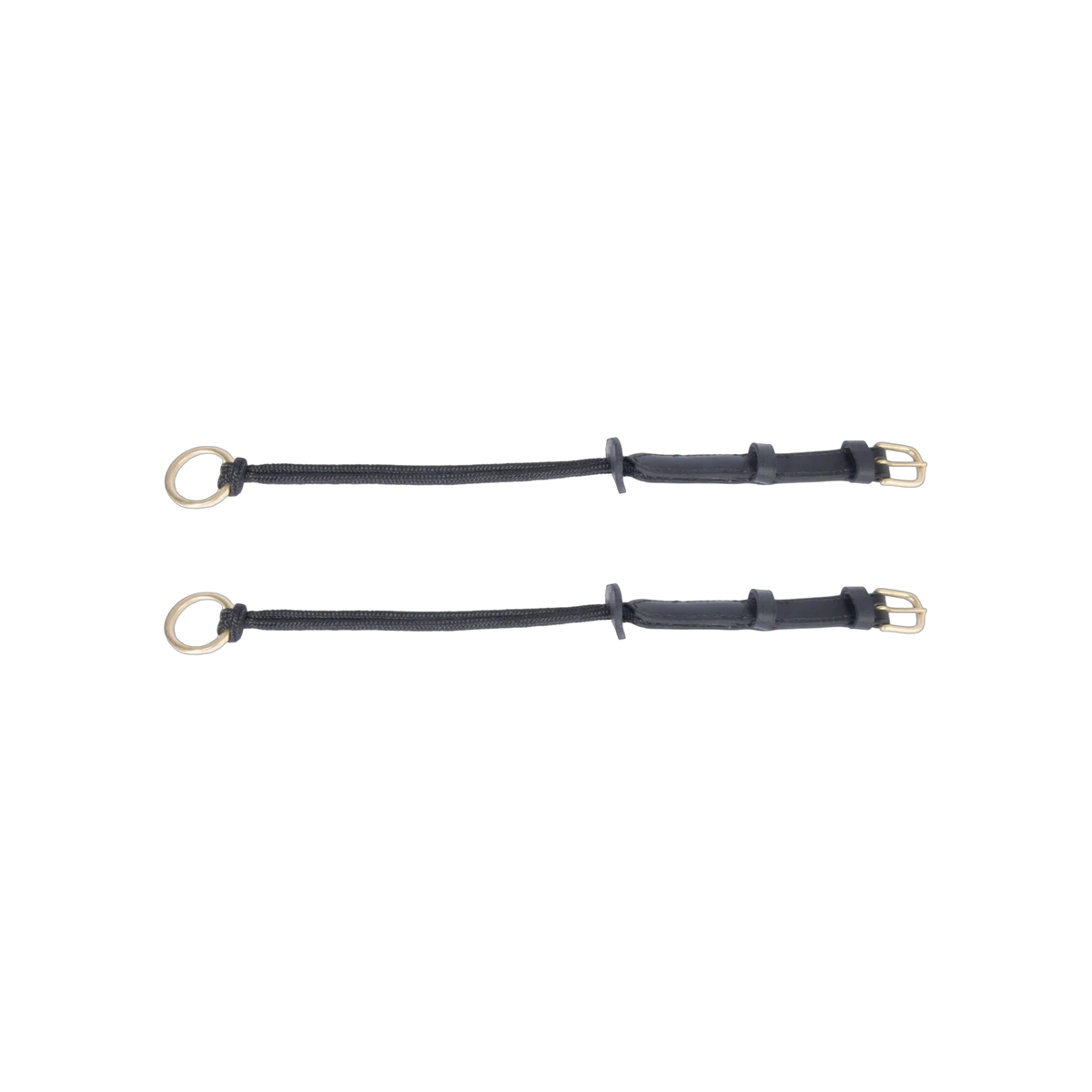 TdeT - Montants de releveur cuir et nylon noir