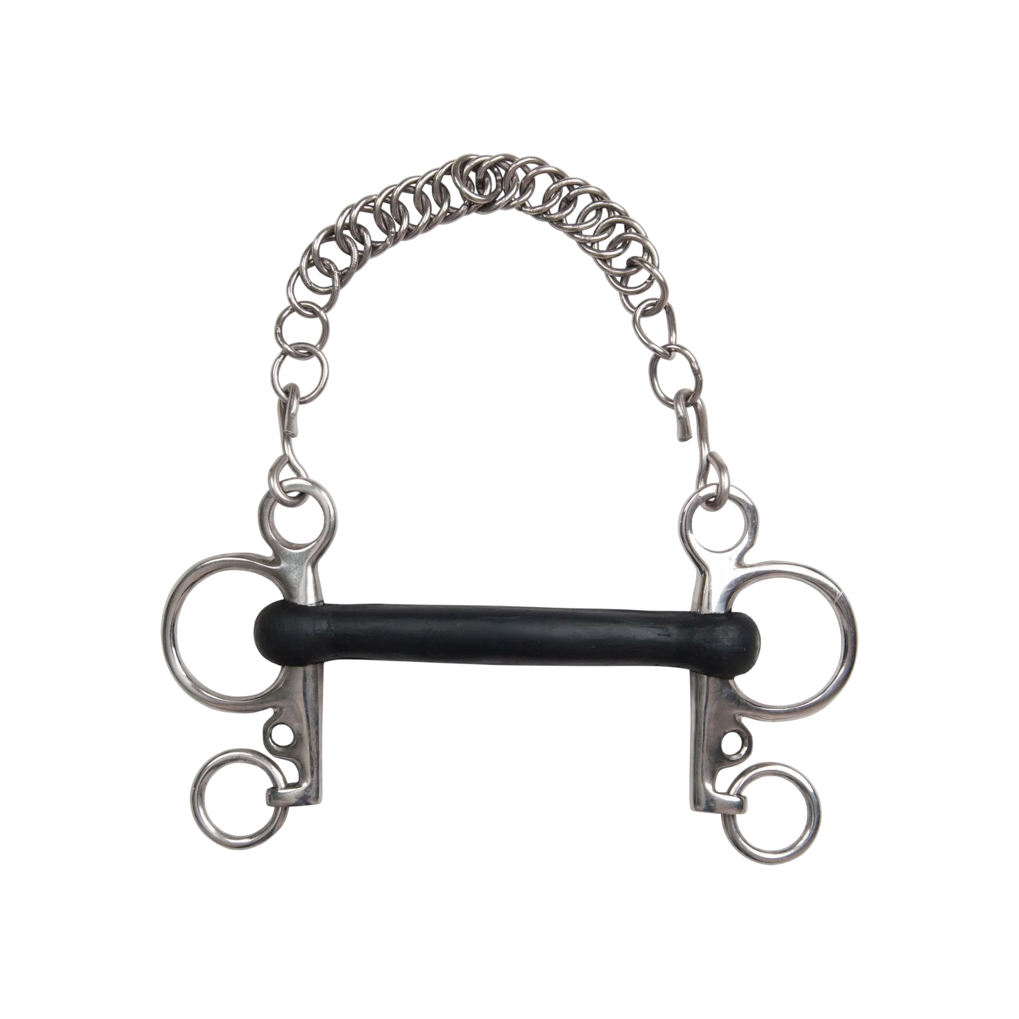 TdeT - Mors Pelham droit caoutchouc petites branches