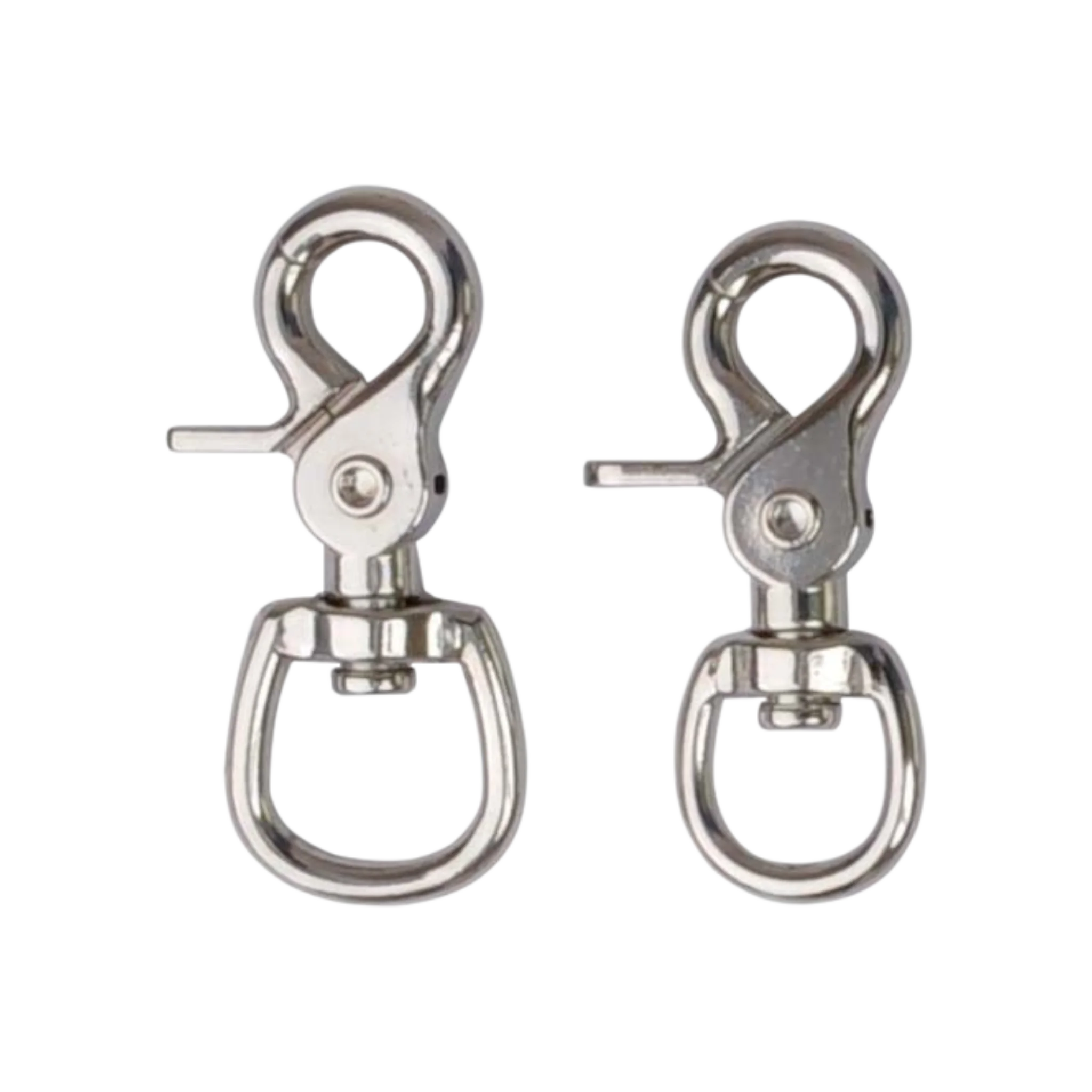 TdeT - Mousqueton mexicain oeil rond acier nickelé