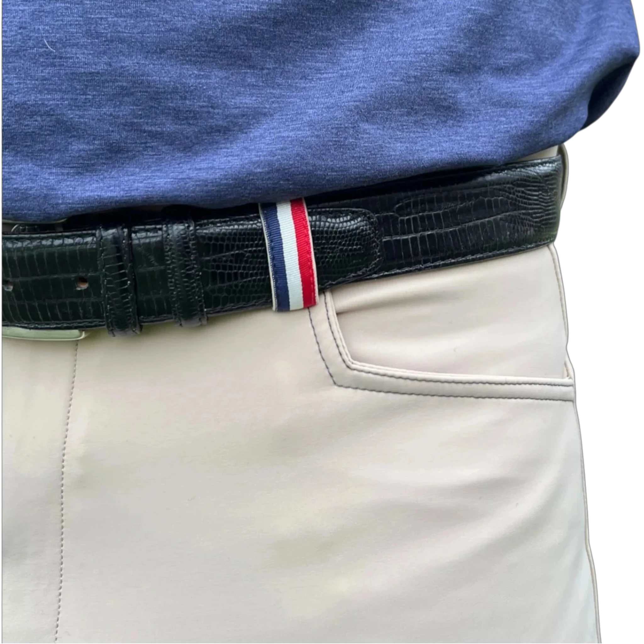 TdeT - Men’s riding breeches Ultime fabric knee patches taupe