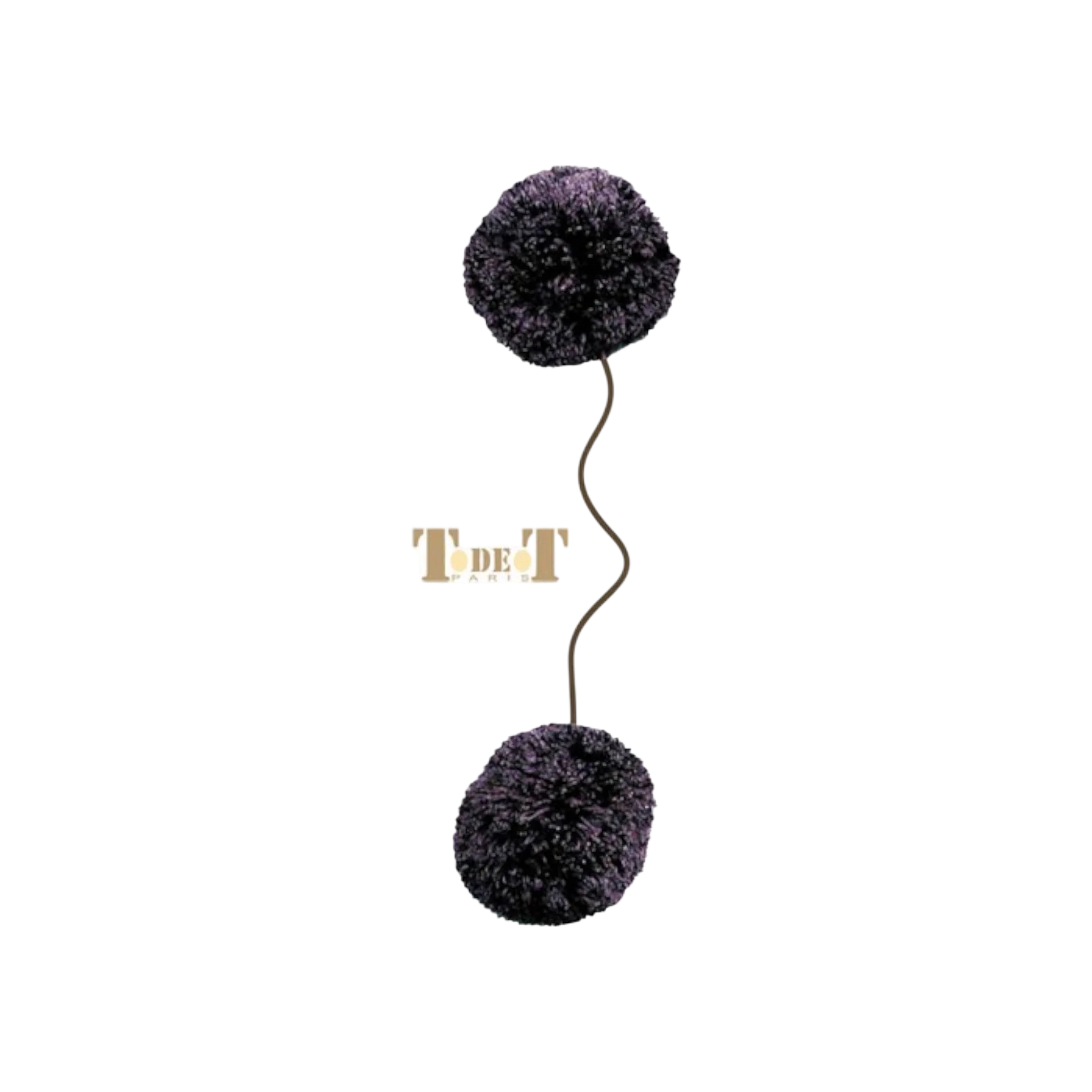TdeT - Anti-stress ear pom poms black