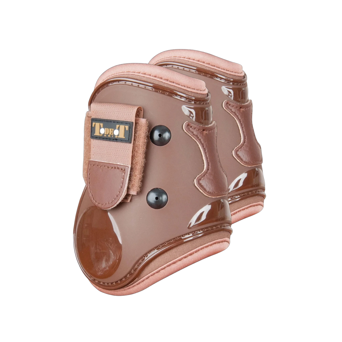 TdeT - Protège-boulets coque et cuir marron