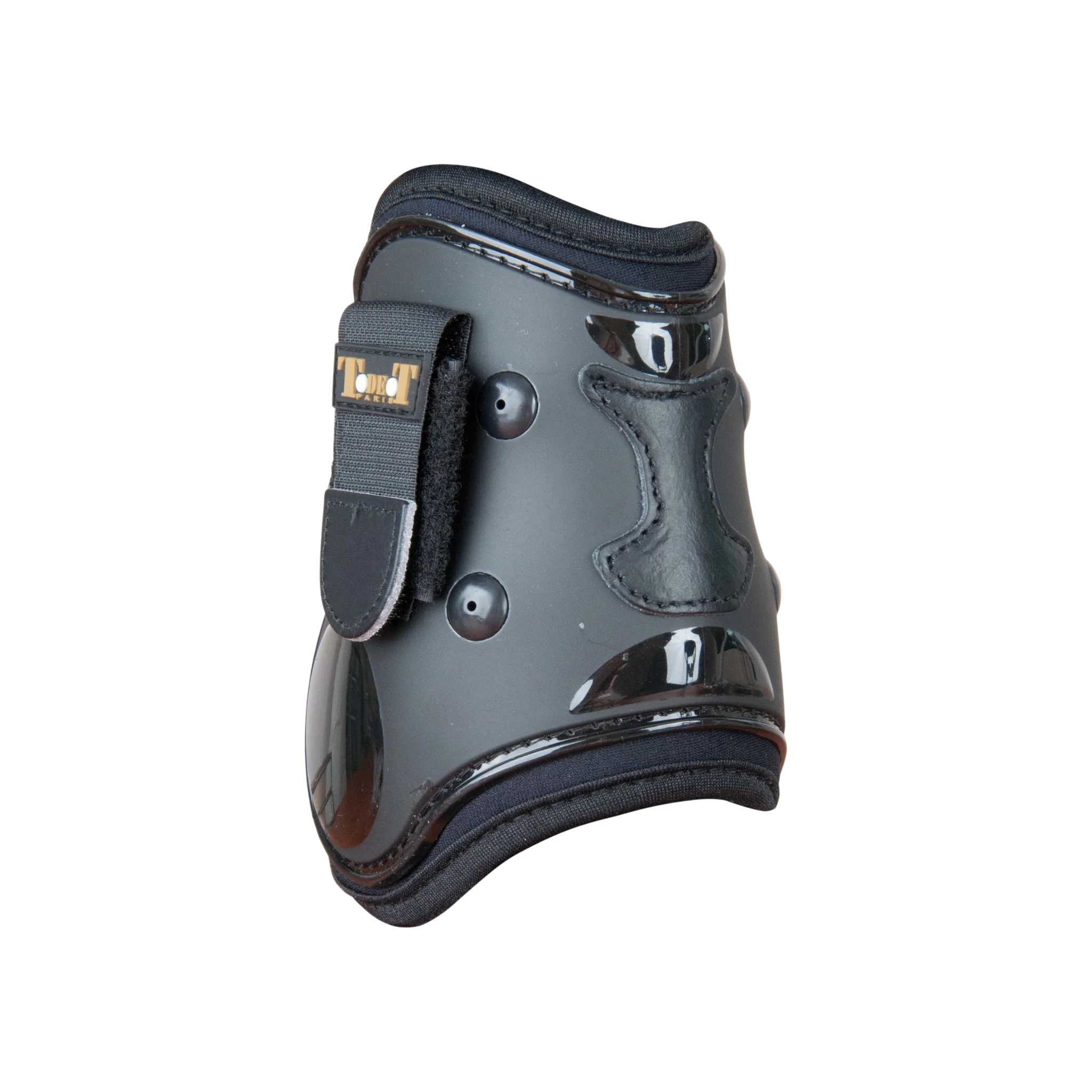 TdeT - Protège-boulets coque et cuir noir