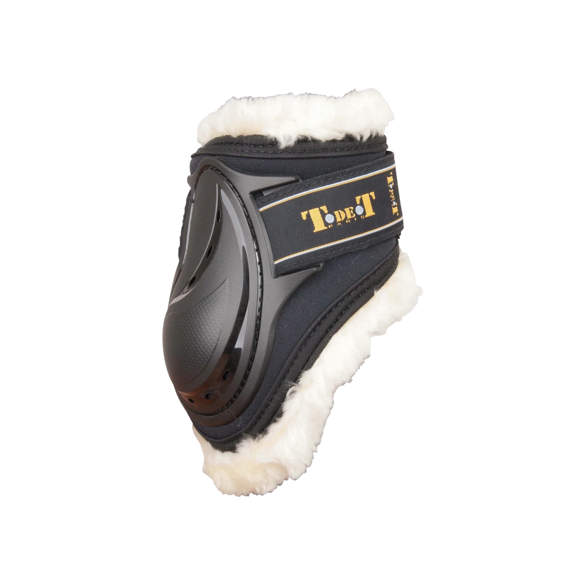 TdeT - Design sheepskin fetlock boots black