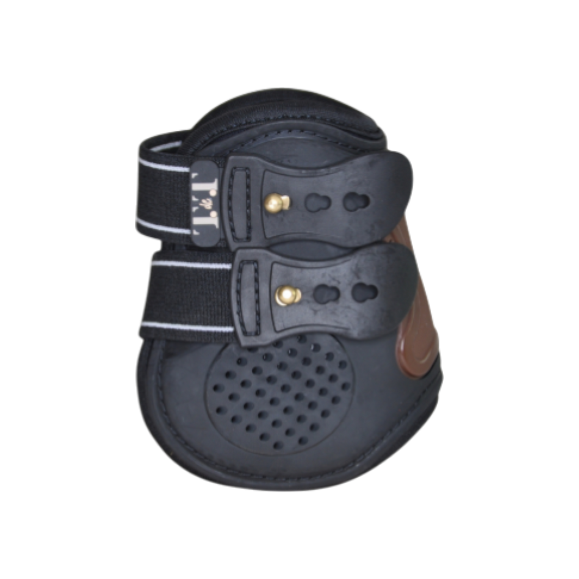 TdeT - Proteck Compet fetlock boots black/brown