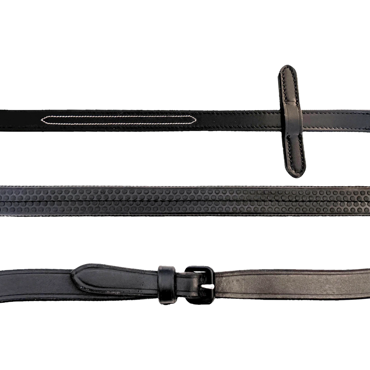 TdeT - Rênes du bridon à pont Manet noir