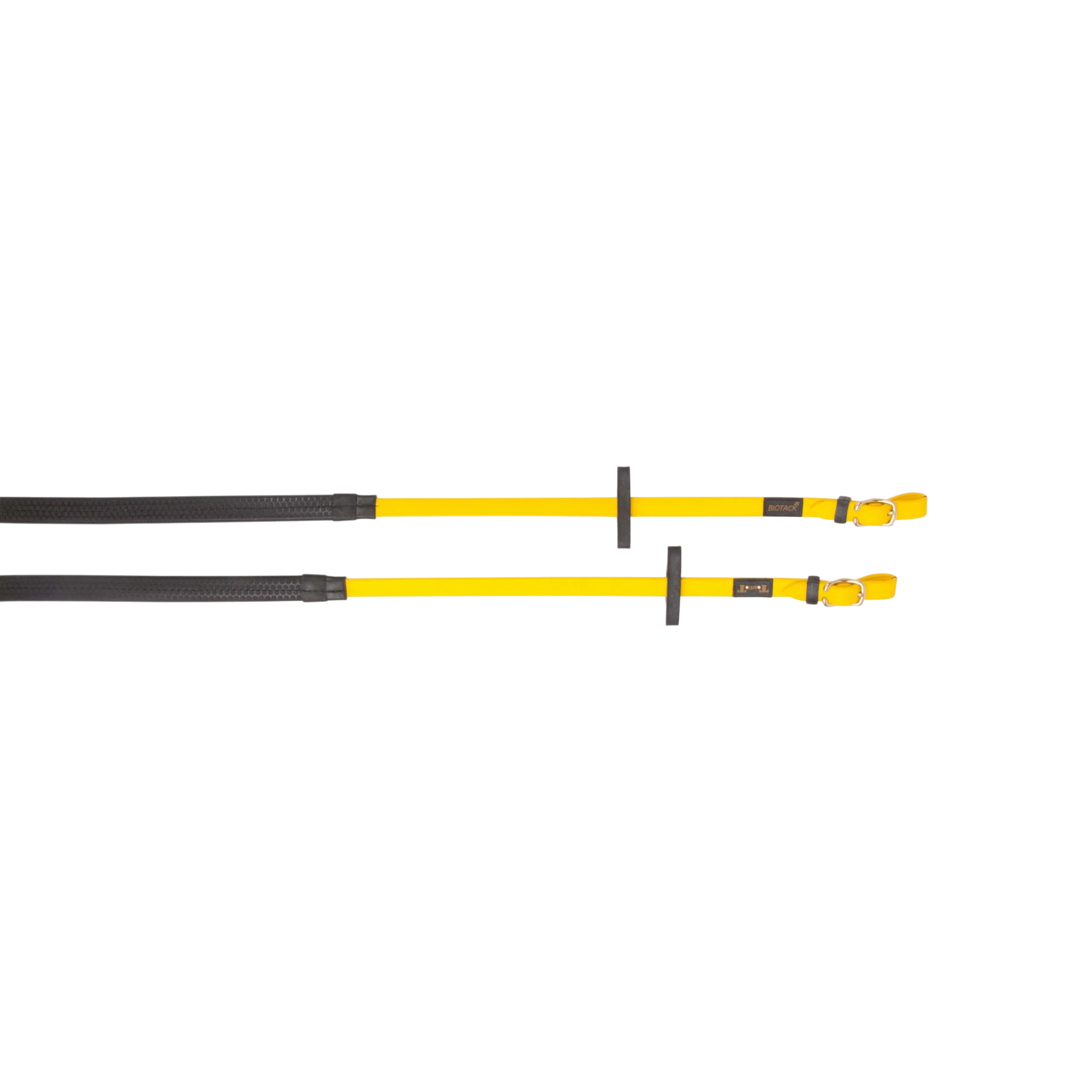 TdeT - Biotack® rubber reins large studs yellow