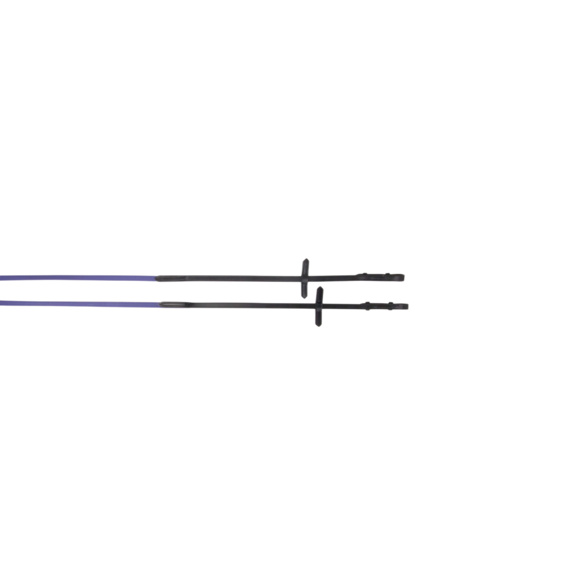 TdeT - Biotack® leather reins purple