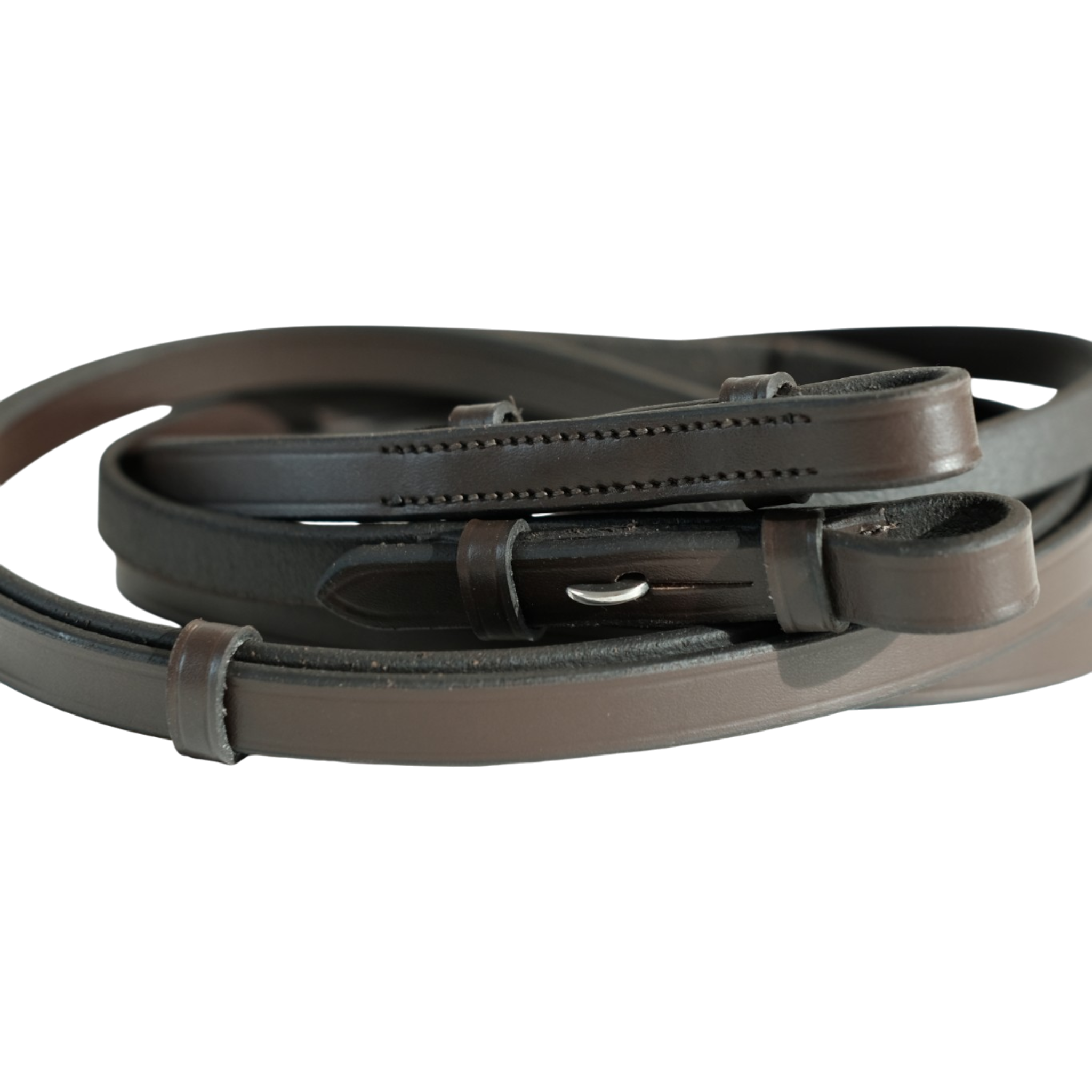 Smooth double bridle reins