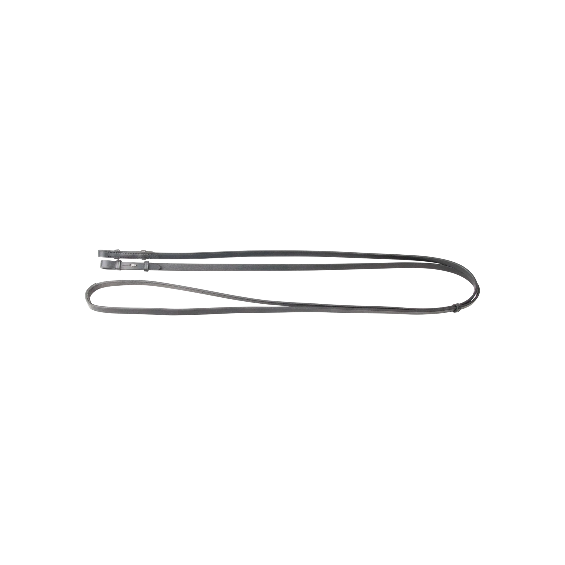 TdeT - Double bridle reins smooth black