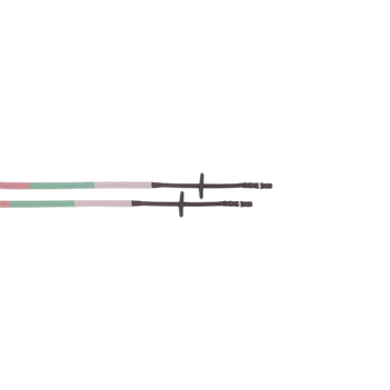 Rubber training reins dark havana pastel