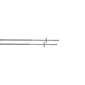 TdeT - Rubber reins small studs dark havana