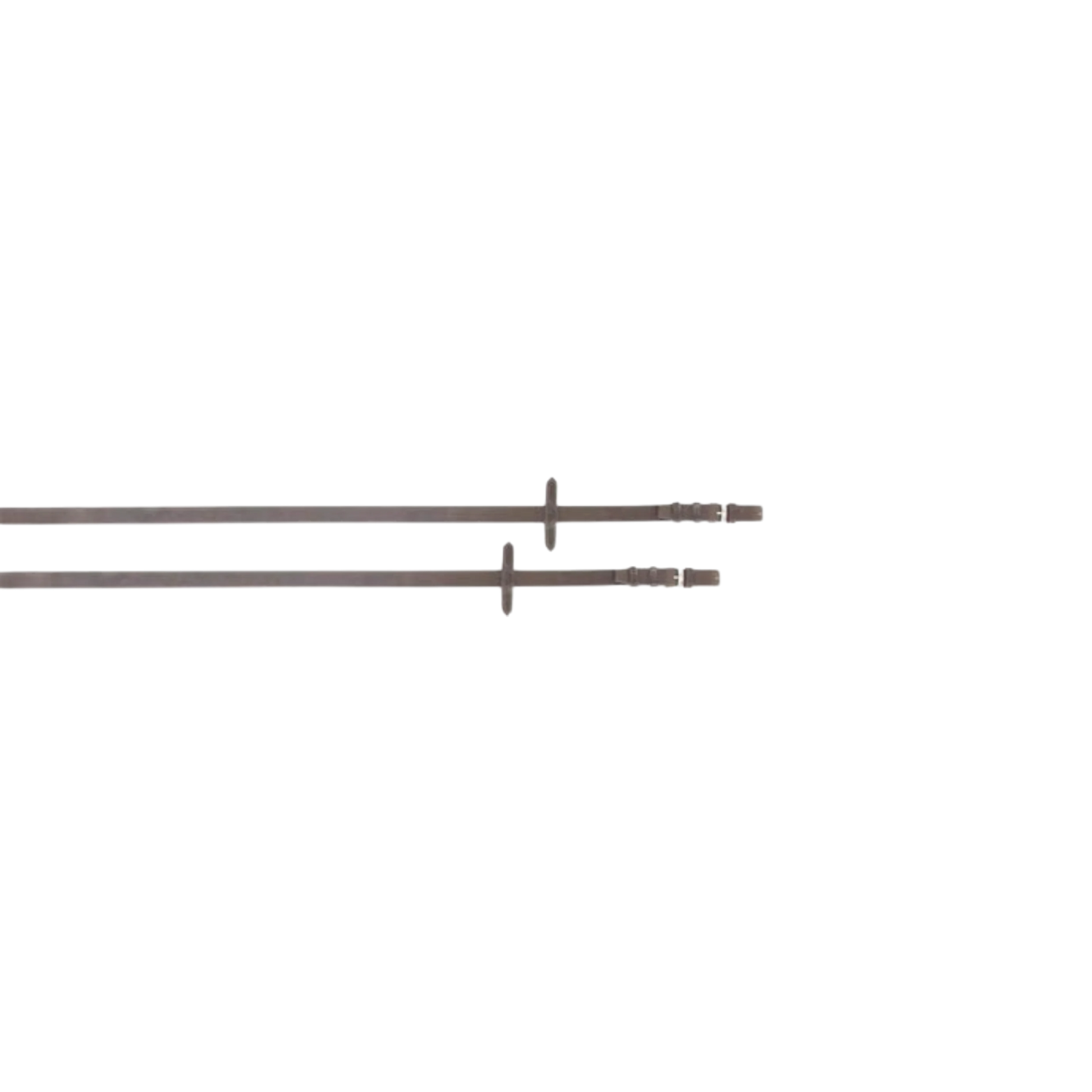 TdeT - Leather smooth reins dark havana