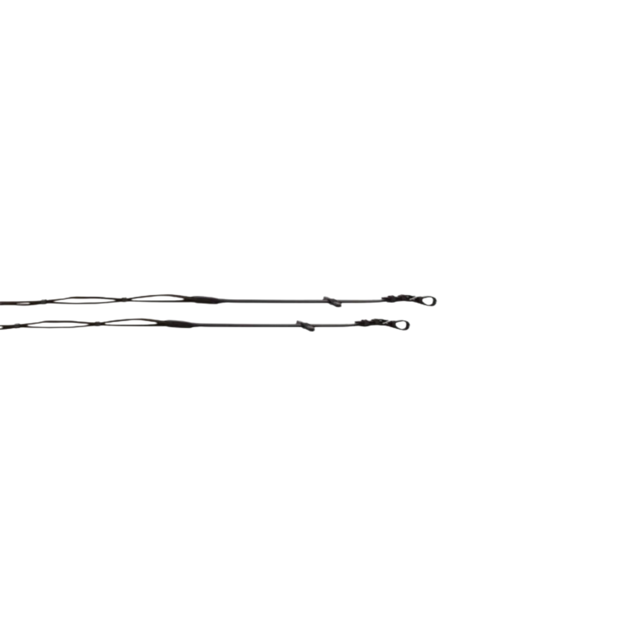 TdeT - Web reins with handles dark havana