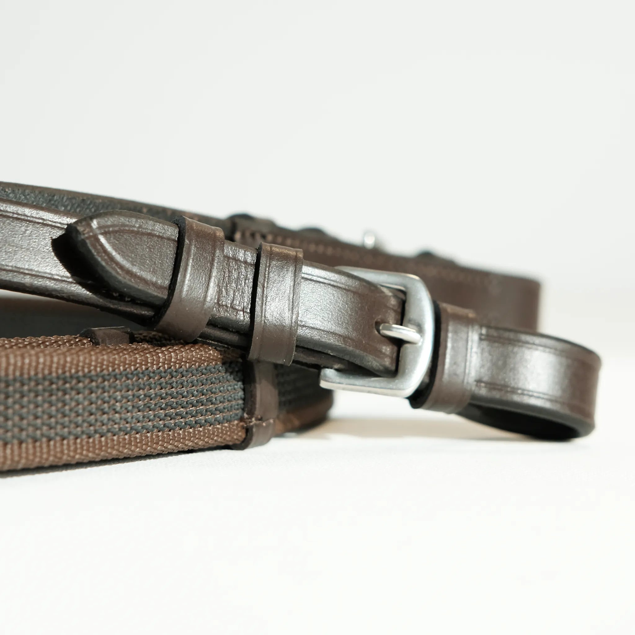 Super grip reins with stoppers