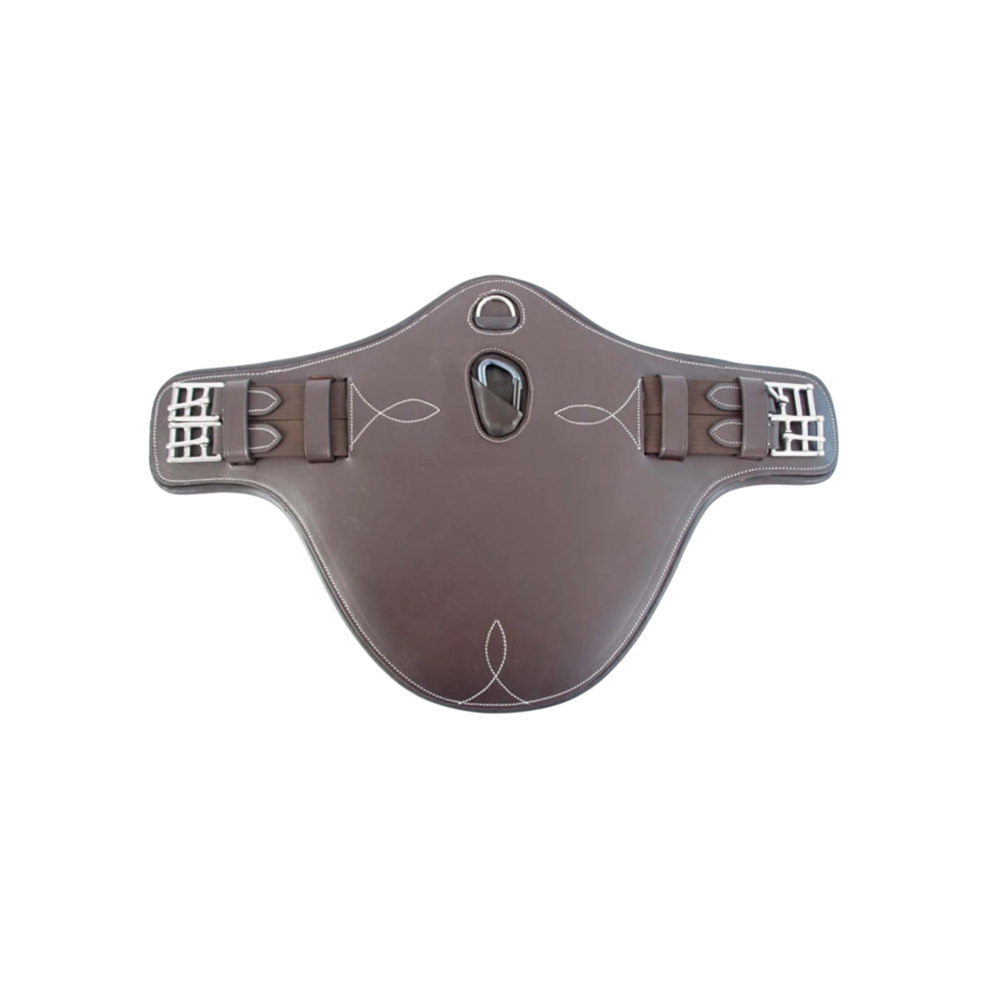 TdeT - Sangle bavette courte marron foncé