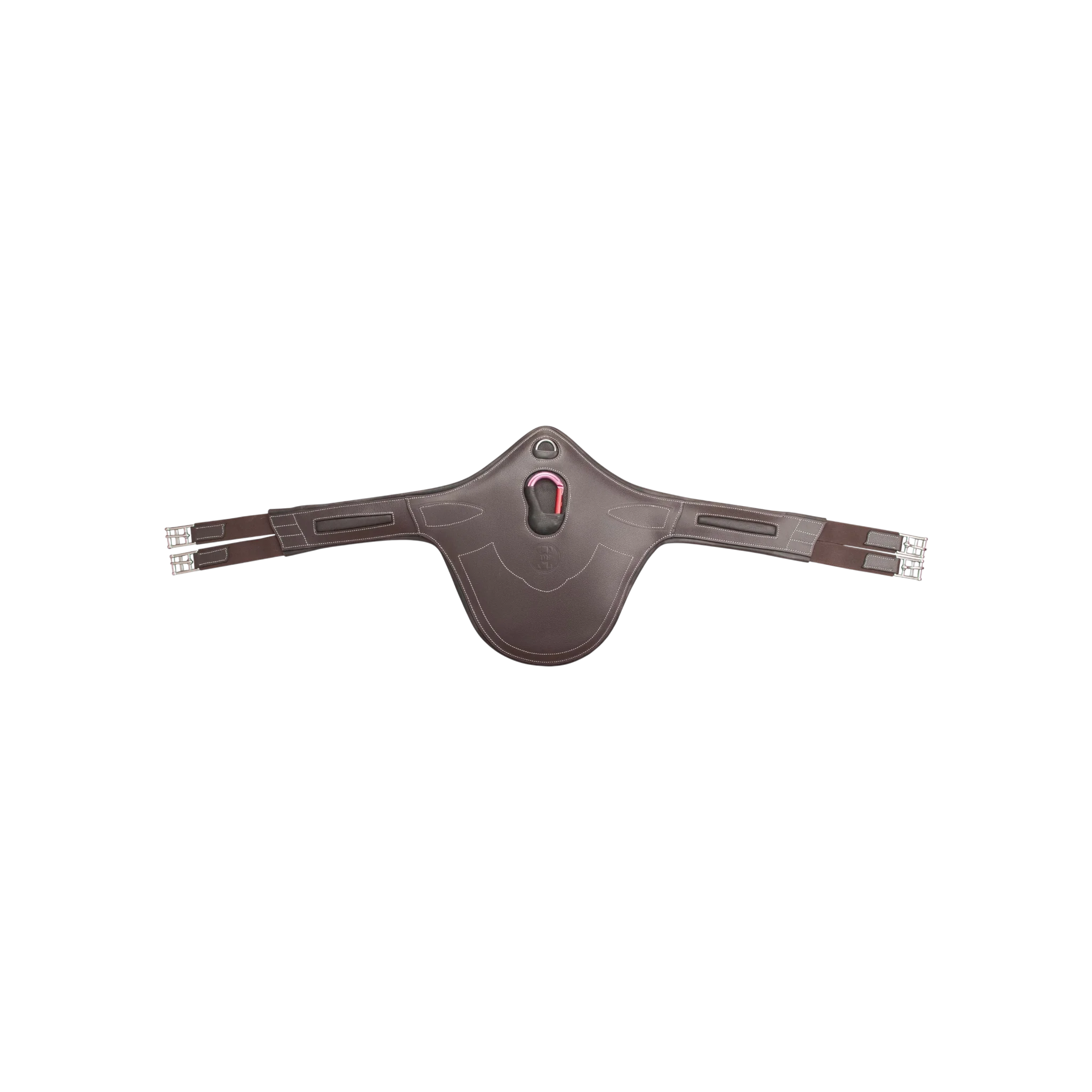 TdeT - Luxe leather belly guard girth brown